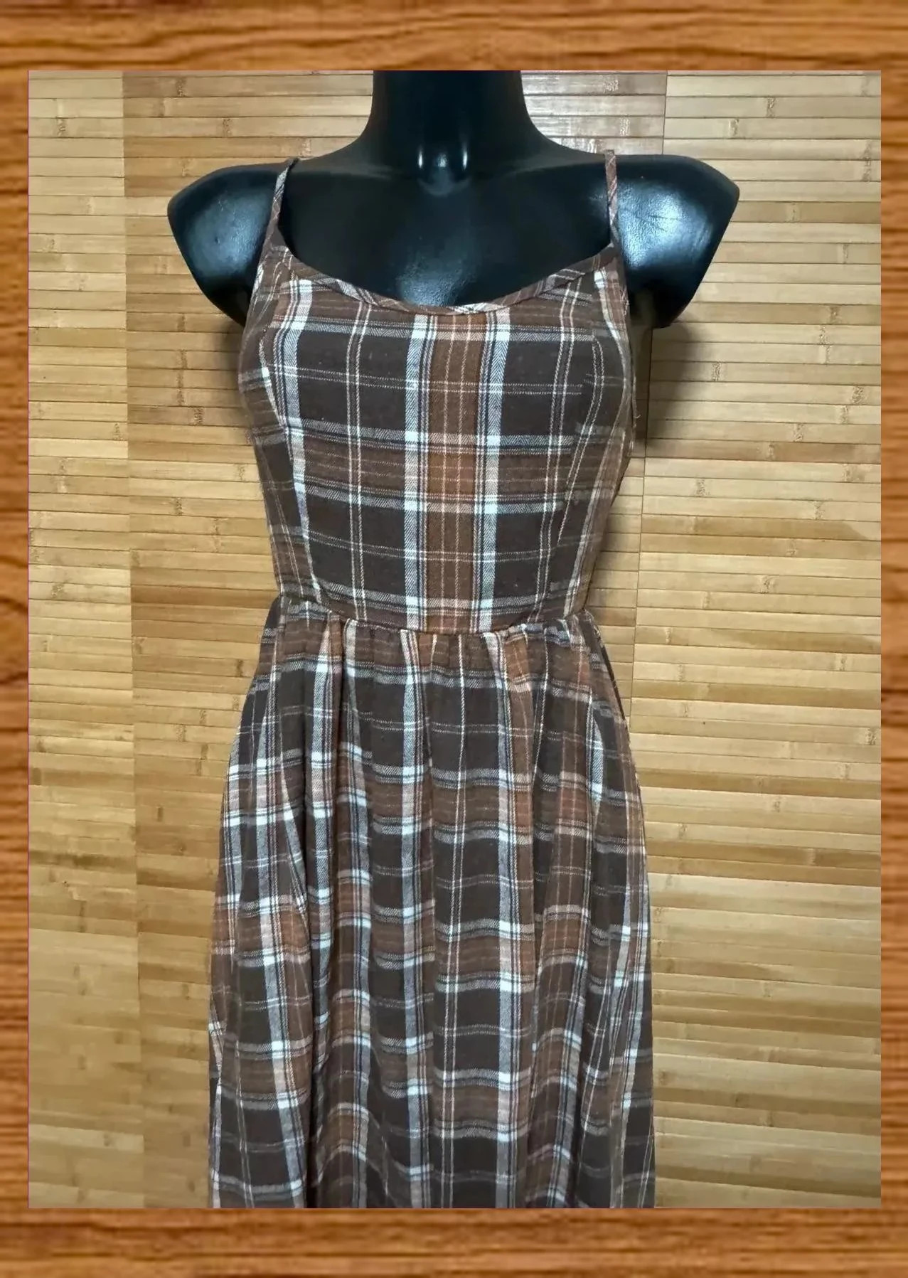 Divino vestido vintage cuadros , talla única para S-M 😍 – Vintage Dressing – taille Taille unique 3