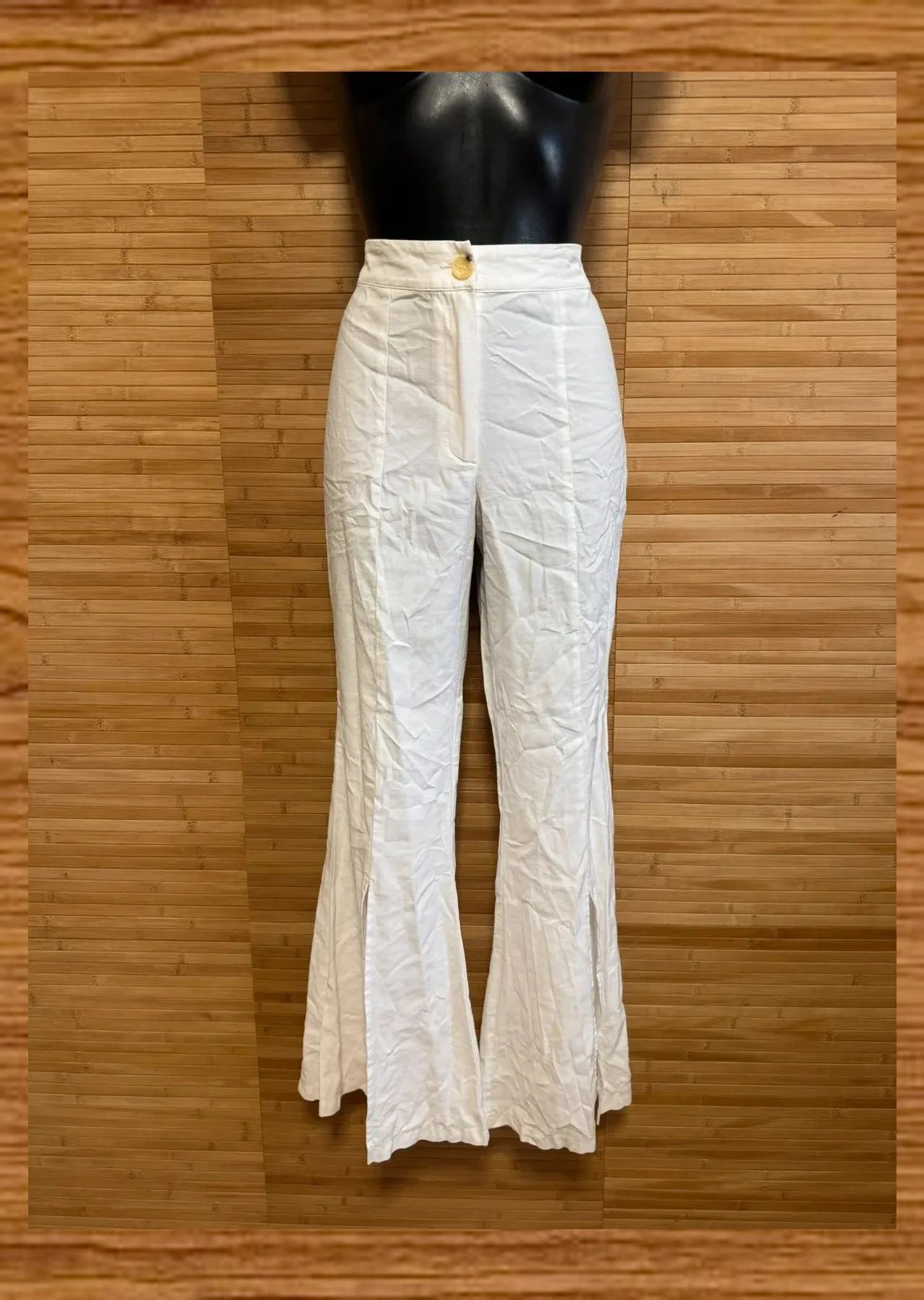 Divino pantalón algodón y lino de la marca Nicoli , talla 40 😍