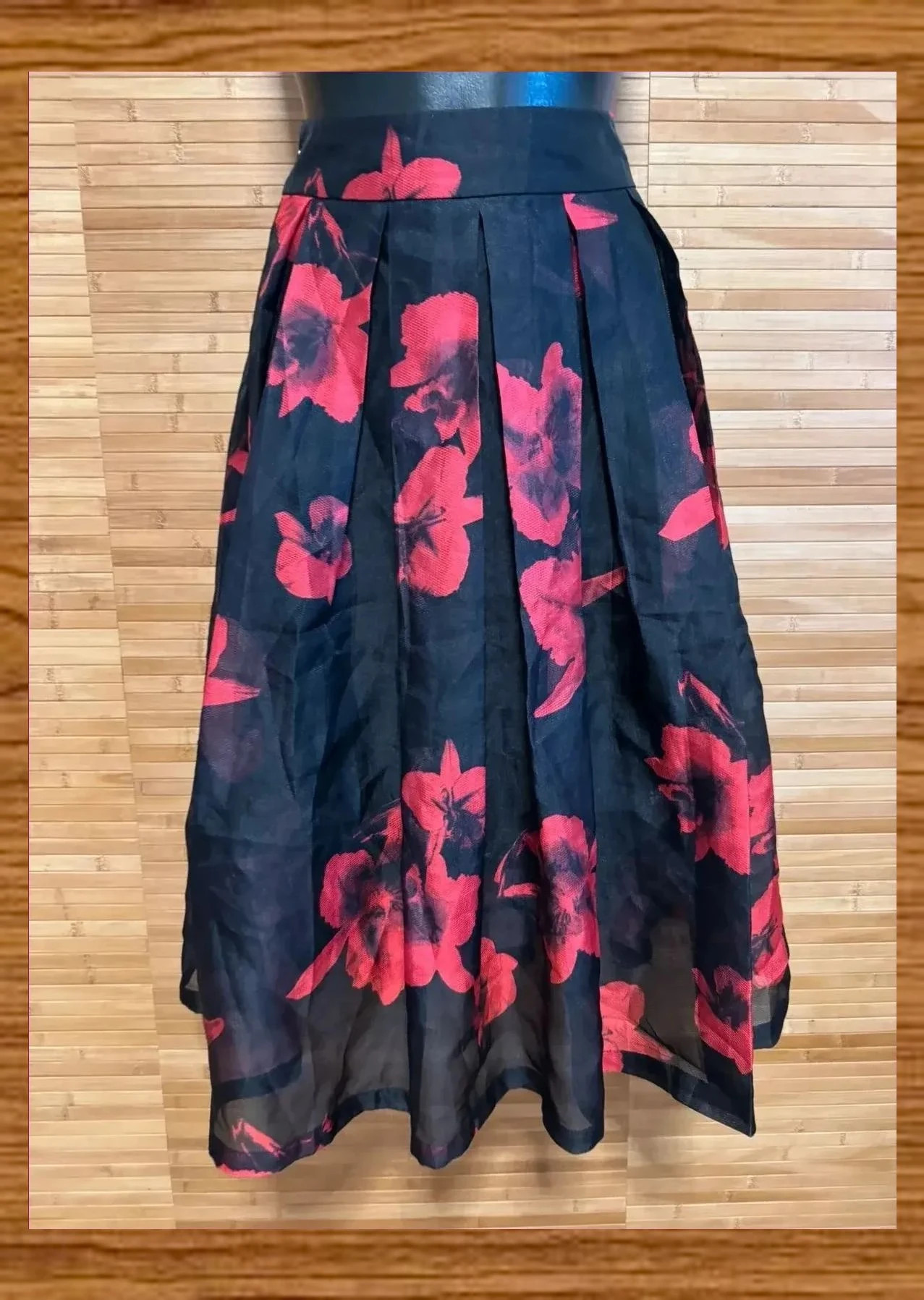 Divina falda midi flores , talla única para M😍 – Menghi – taille Taille unique 2