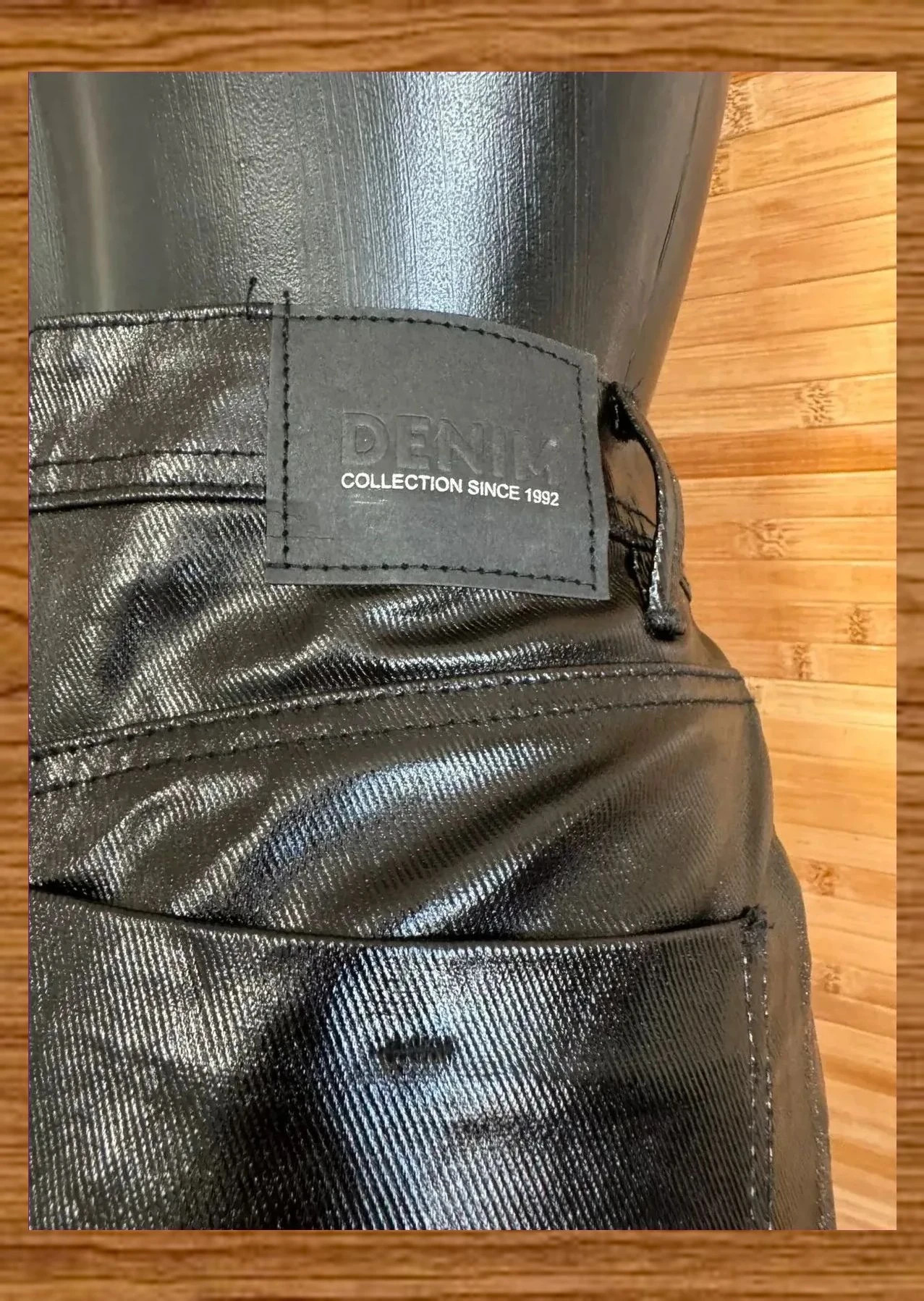 Divino pantalón efecto cuero de marca Lefties , talla 44 😍 – Lefties – taille XXL / 44 / 16 4