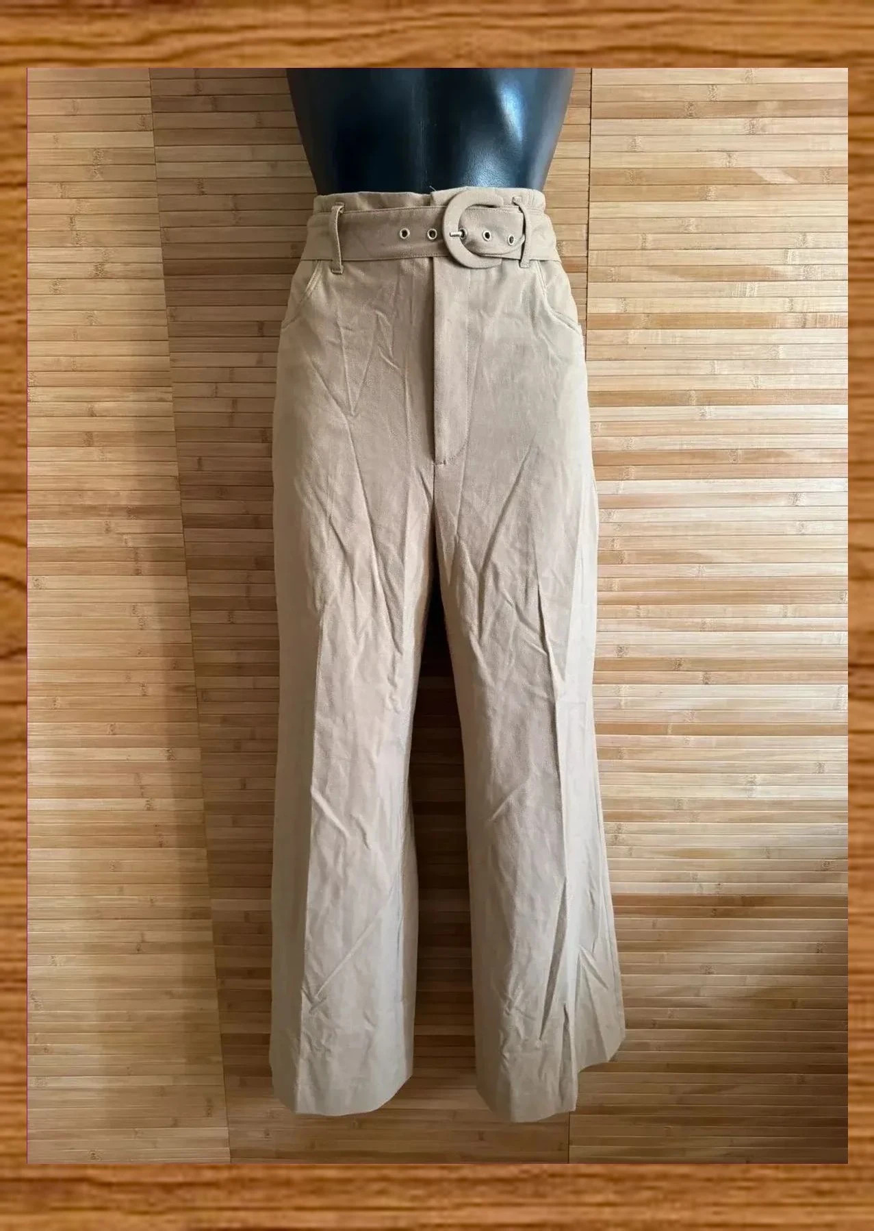 Pantalones Zara pinza , talla M, color beige 😍 – Zara – taille M / 38 / 10