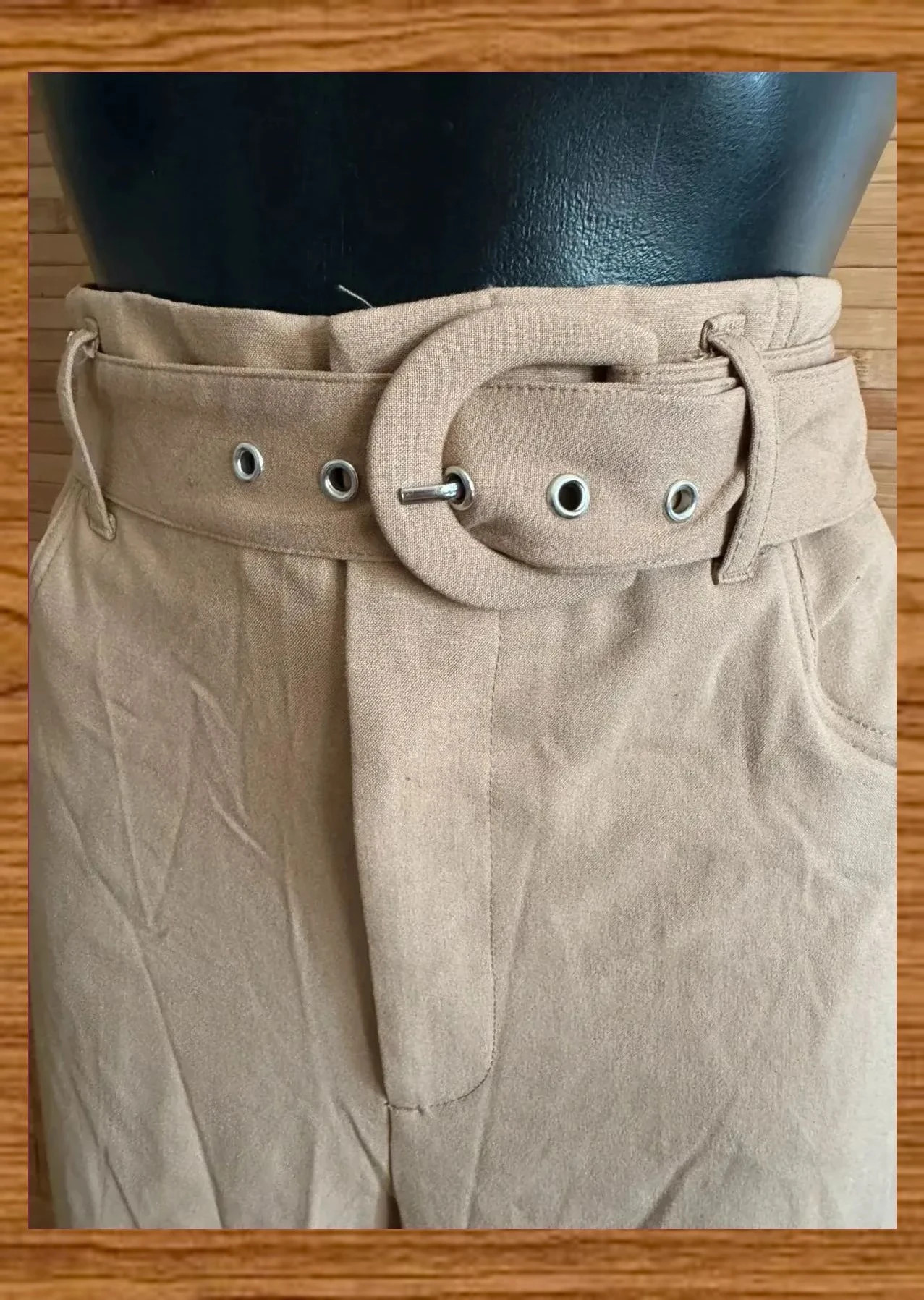 Pantalones Zara pinza , talla M, color beige 😍 – Zara – taille M / 38 / 10 4
