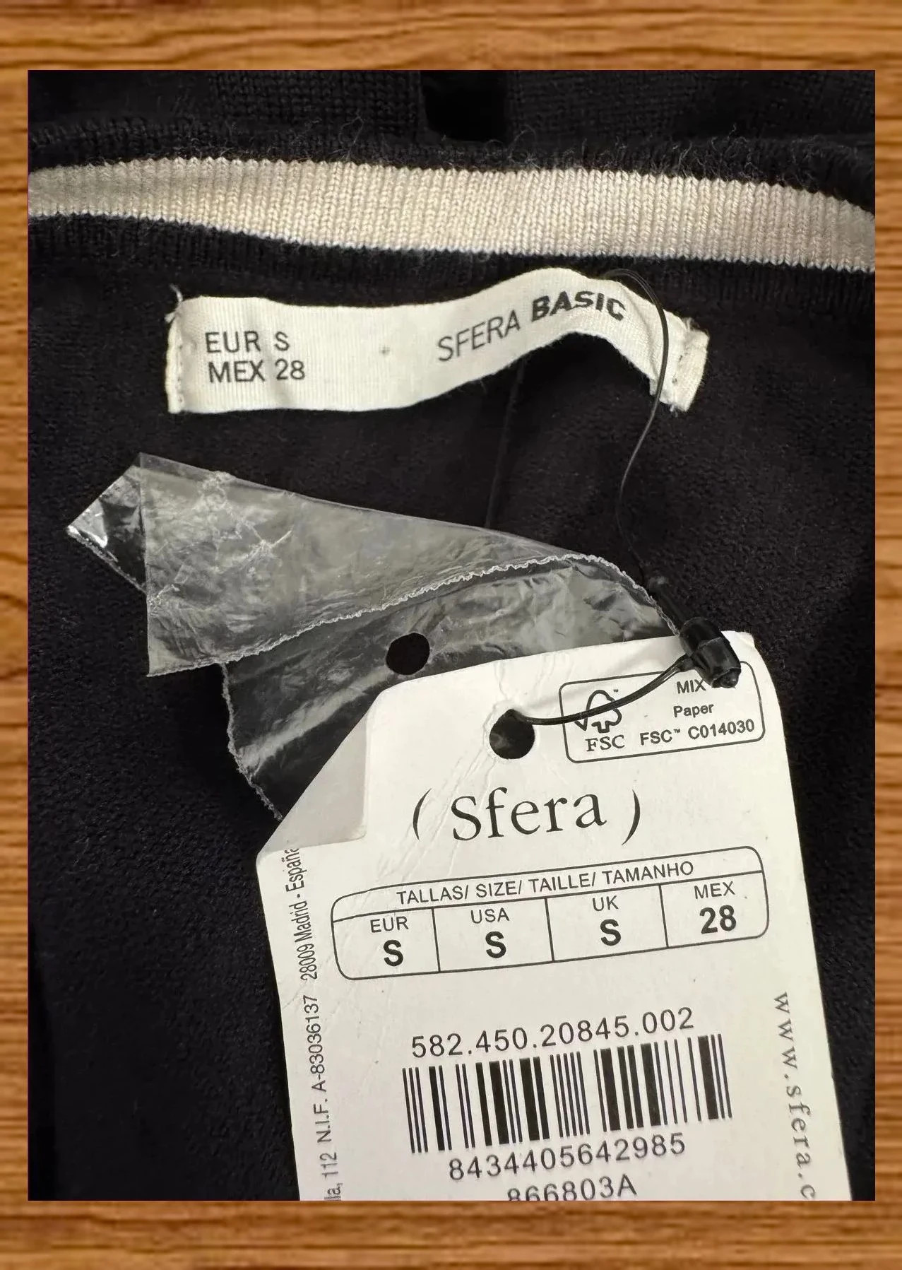 Cárdigan bicolor punto fino de sfera talla S 😍 – Sfera – taille S / 36 / 8 3