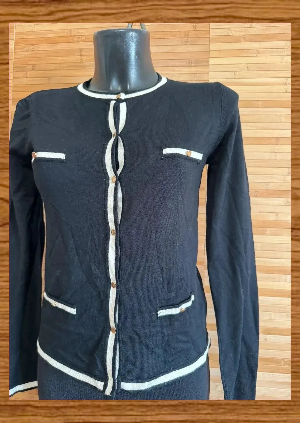 Cárdigan bicolor punto fino de sfera talla S 😍 – Sfera – taille S / 36 / 8 2