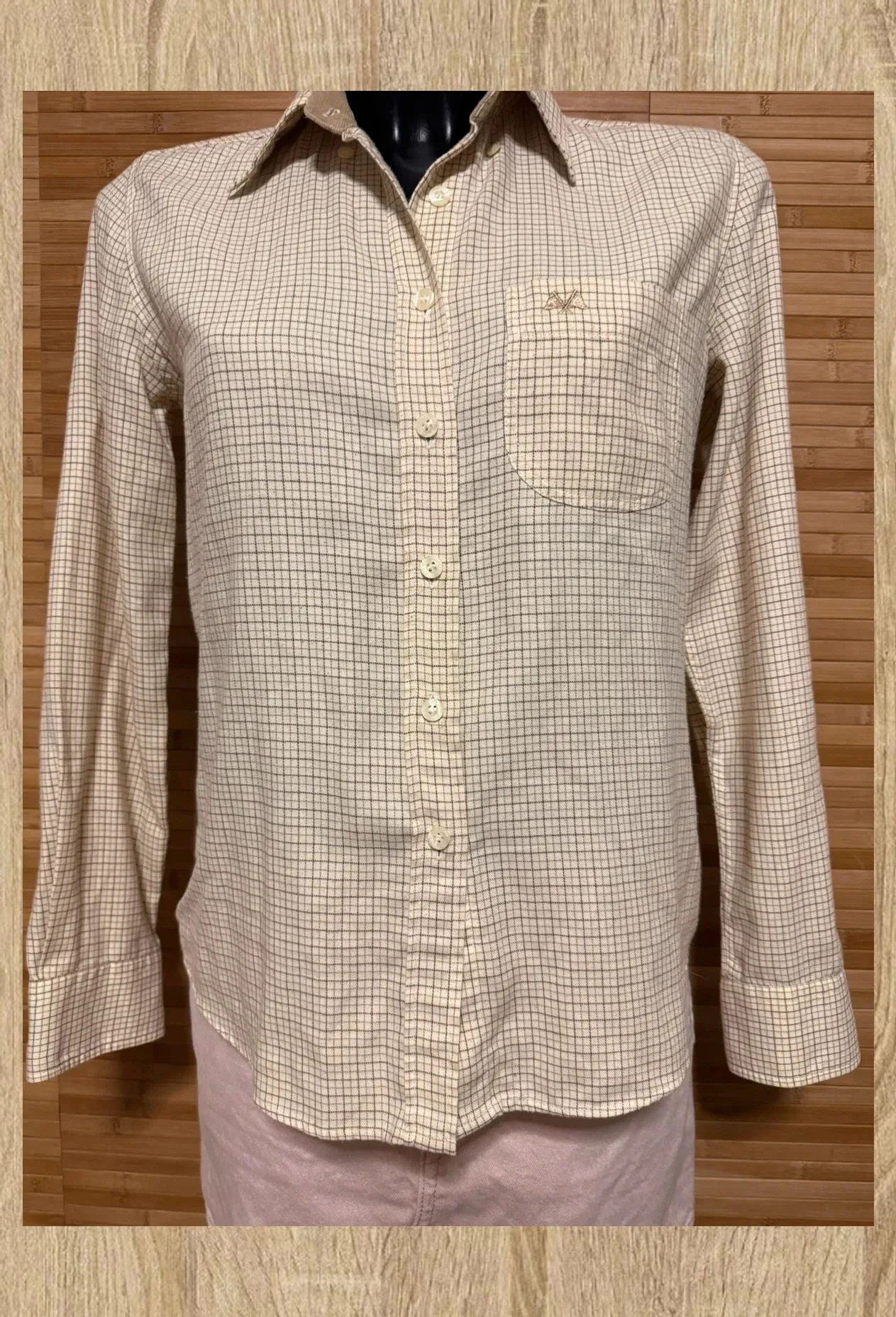 Divina blusa cuadros vintage de thomas Burberry, talla 38 😍 – Thomas Burberry – taille M / 38 / 10 2
