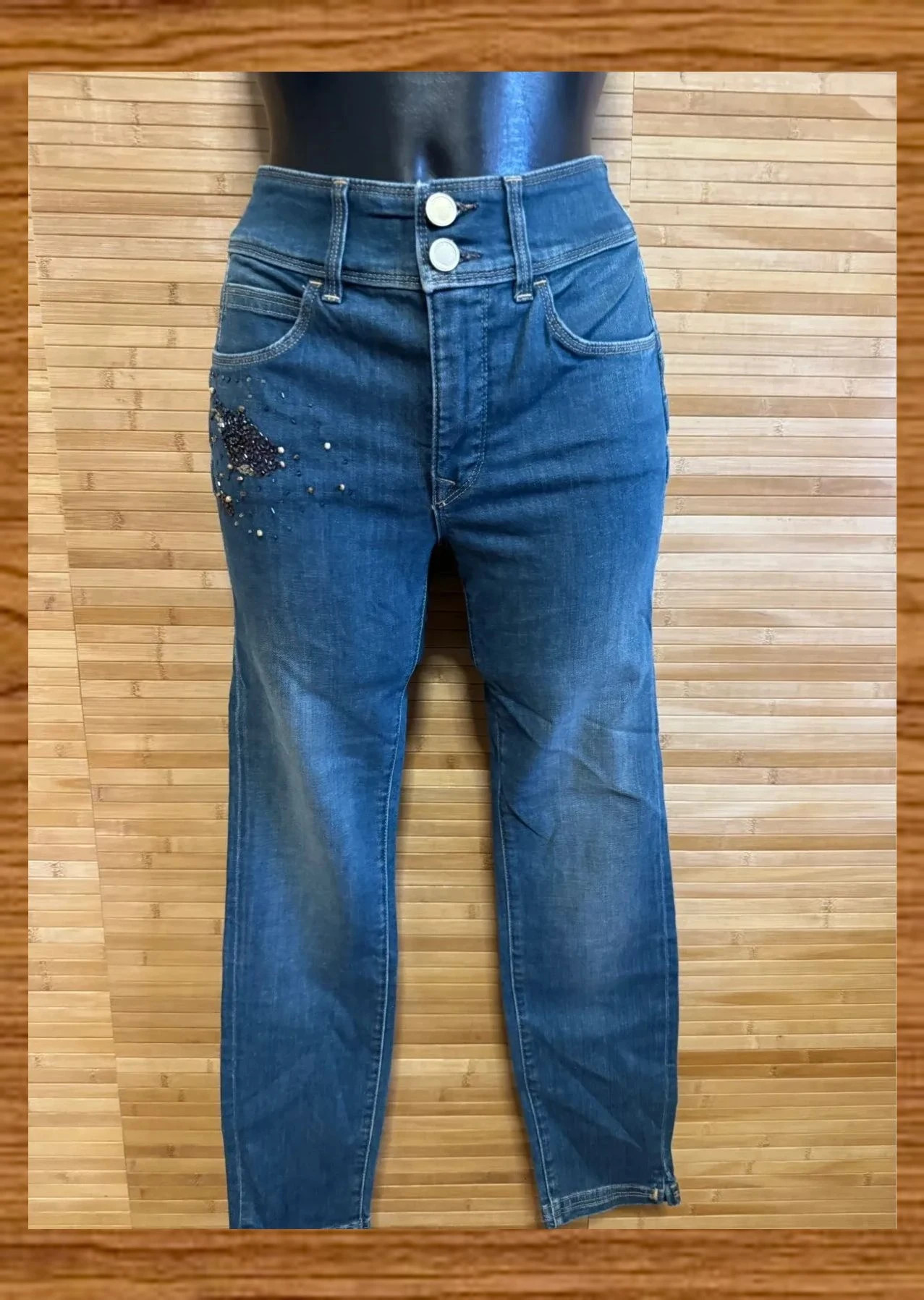 Divino vaquero salsa cropped , talla 36 😍 – Salsa – taille S / 36 / 8 3