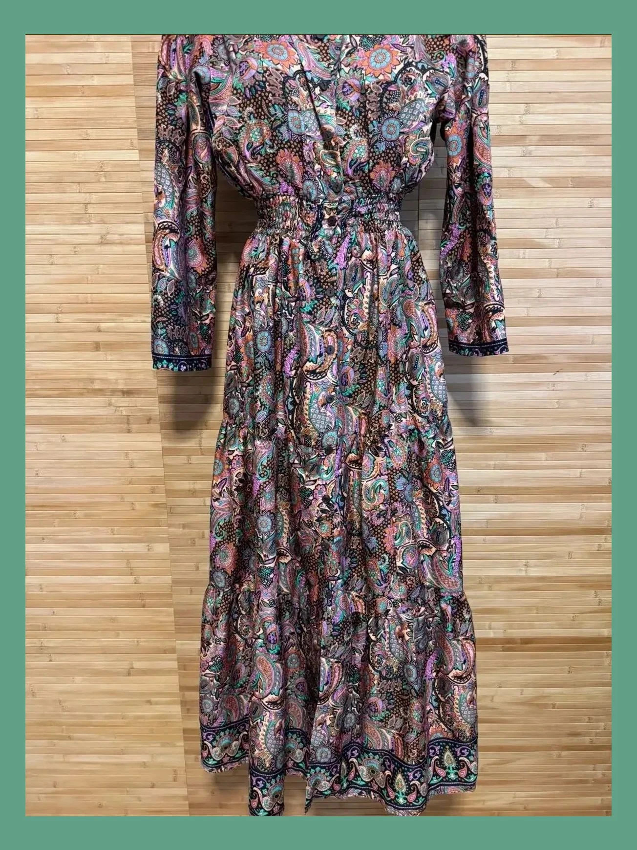 Divino vestido largo de seda marca Dindia talla única 😍 – Dindia – taille Taille unique 2