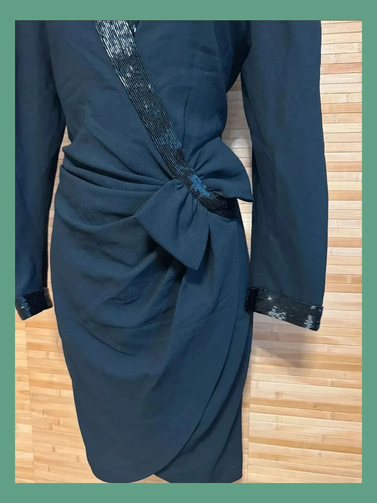 Vestido negro vintage de D’ore by della Roufogali 😍 – d’ore by della roufogali – taille M / 38 / 10 2