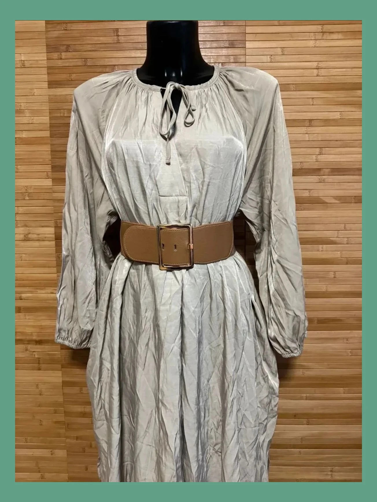 Vestido largo oversize de H&M cinturón no incluido 😍 – H&M – taille Taille unique 2