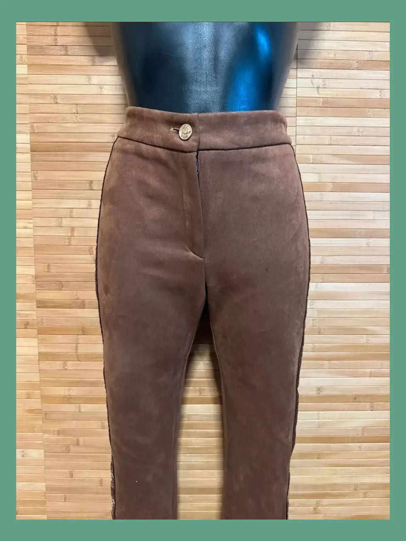 Divino pantalón antelina de Carlo Pascu, elástico, talla 38 😍 – Carlo Pascual – taille M / 38 / 10 2