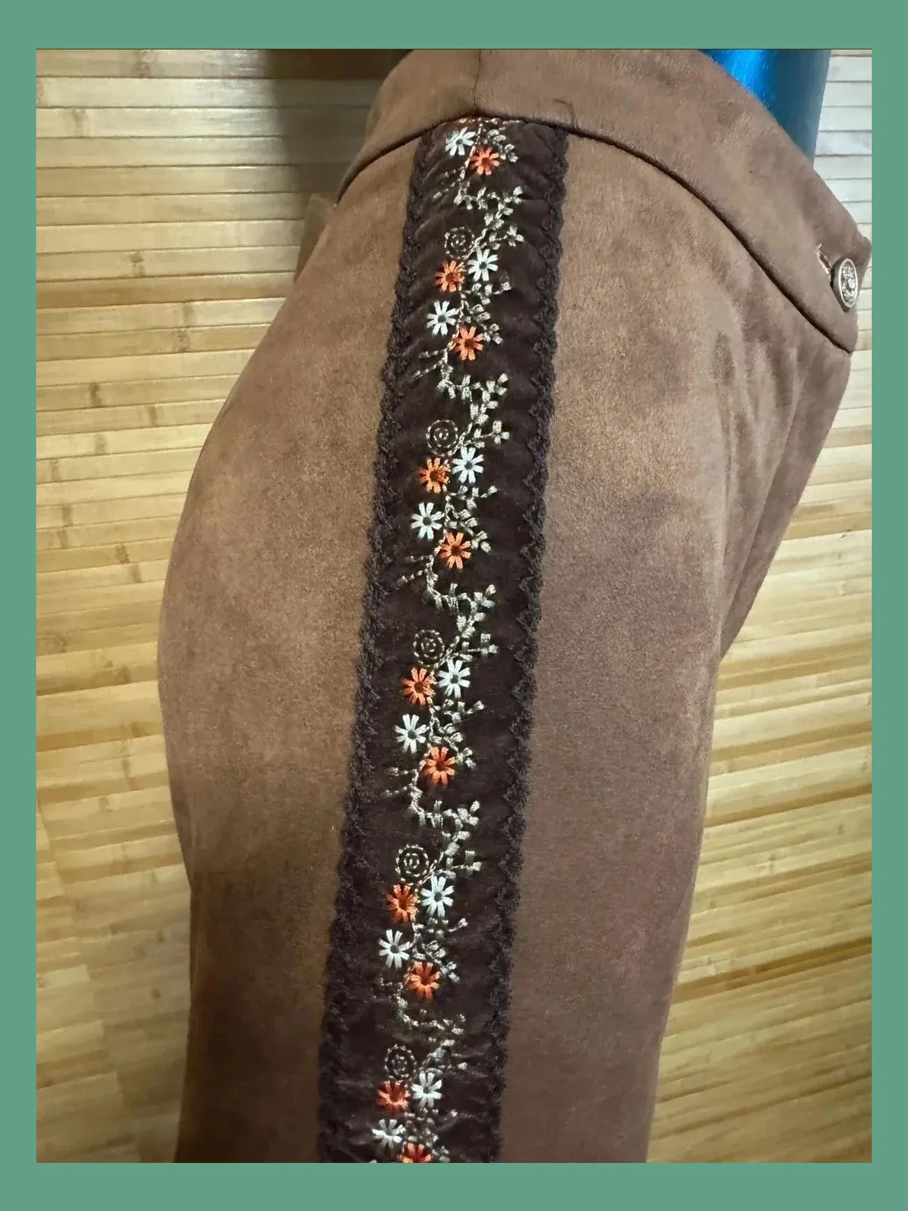 Divino pantalón antelina de Carlo Pascu, elástico, talla 38 😍 – Carlo Pascual – taille M / 38 / 10 4