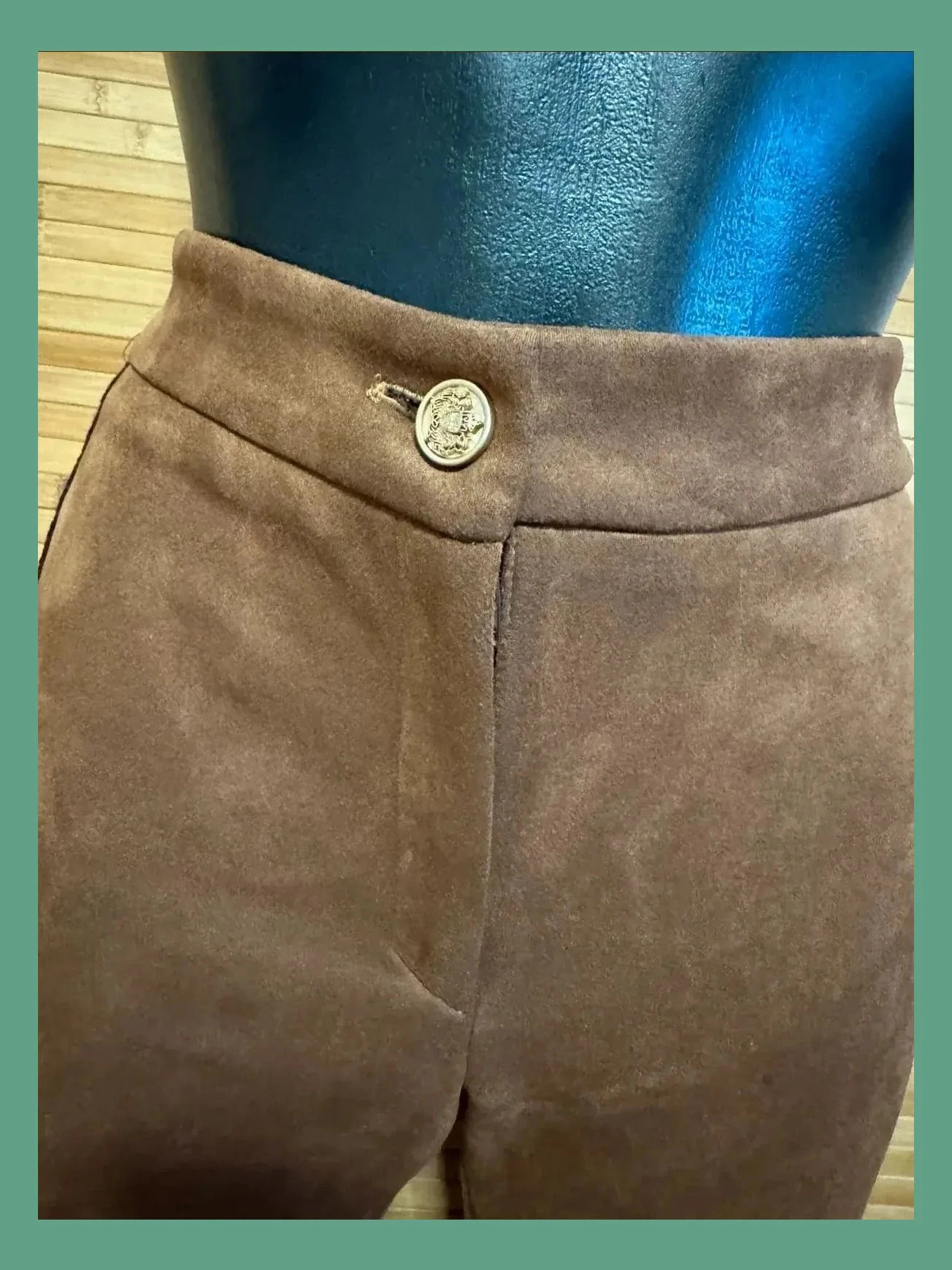 Divino pantalón antelina de Carlo Pascu, elástico, talla 38 😍 – Carlo Pascual – taille M / 38 / 10 3