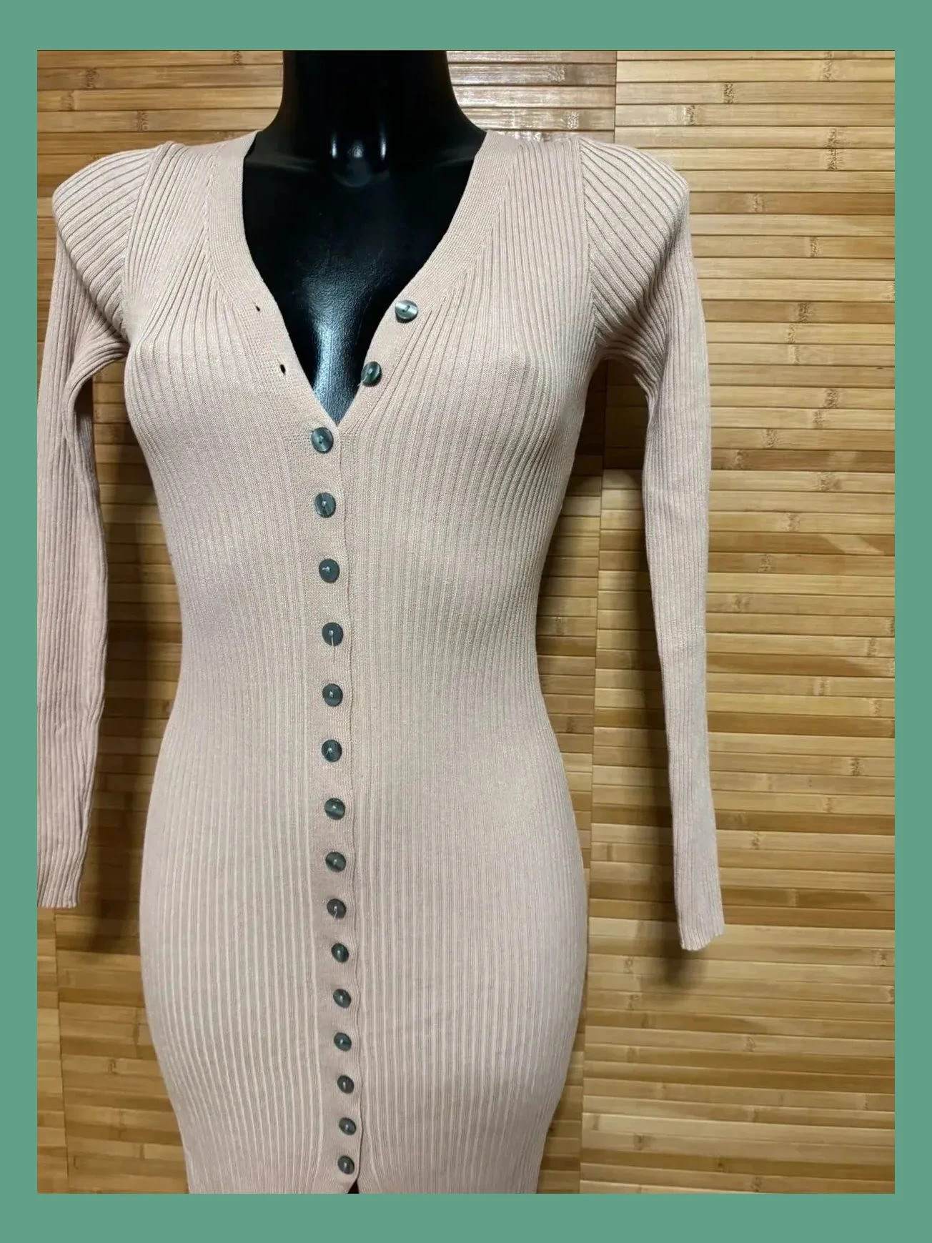 Vestido ajustado punto canalé talla única para S 😍 – La Boutique – taille S / 36 / 8 3