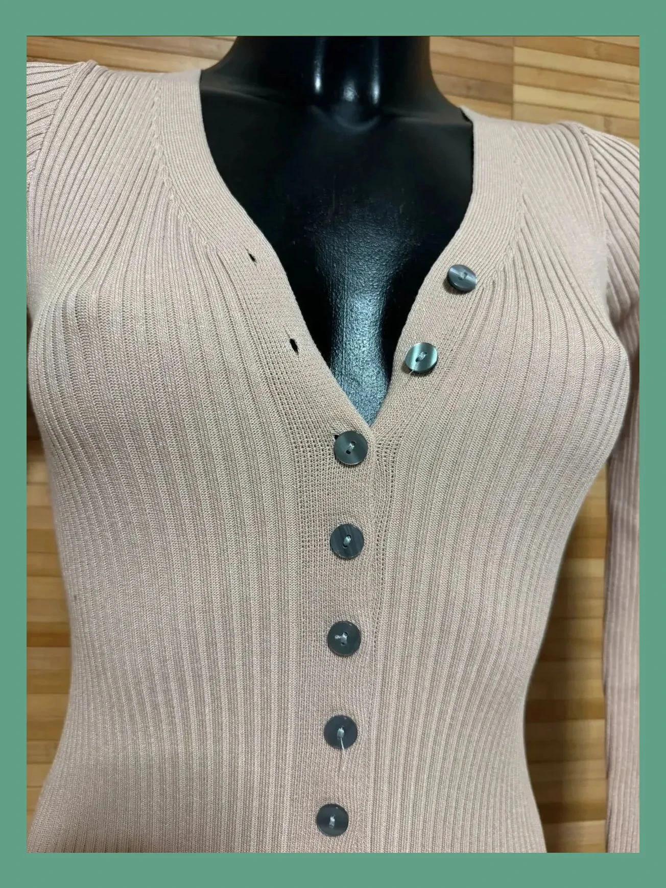 Vestido ajustado punto canalé talla única para S 😍 – La Boutique – taille S / 36 / 8 4