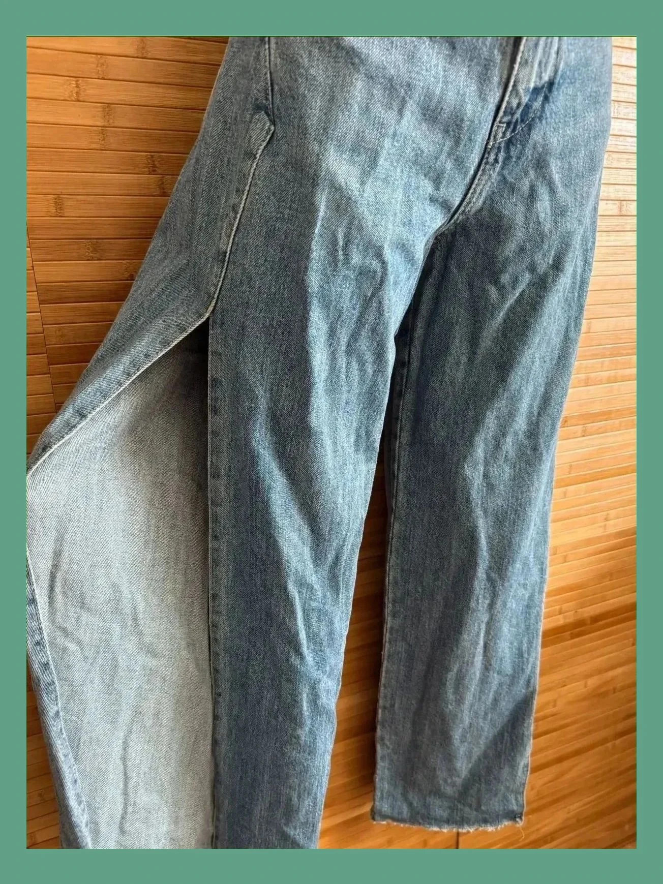 Vaquero ancho con aberturas laterales de viva couture talla 36 😍 – Viva Couture – taille S / 36 / 8 4