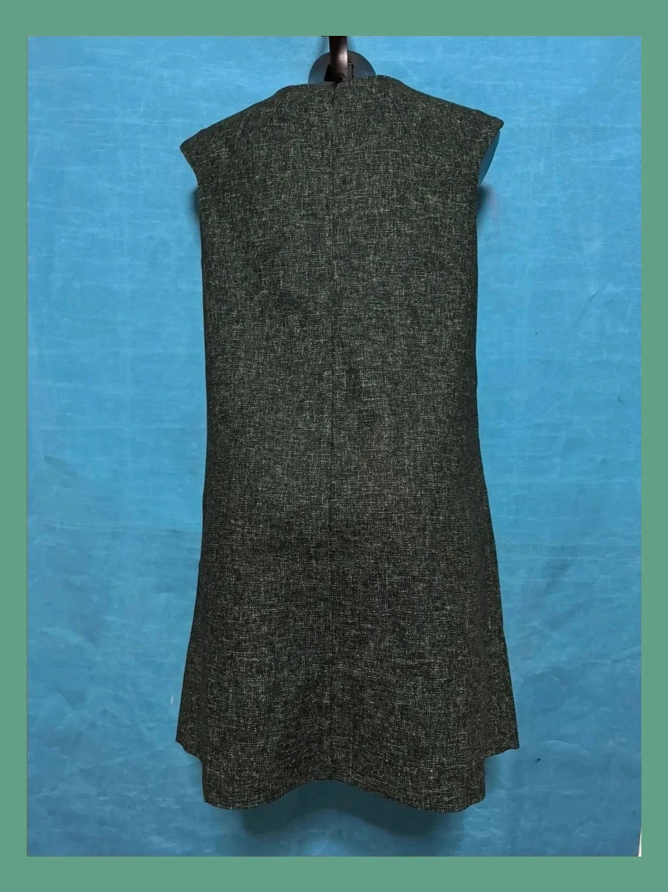 Vestido mini lana de marni , color verde oscuro jaspeado 😍 – Marni – taille M / 38 / 10 5
