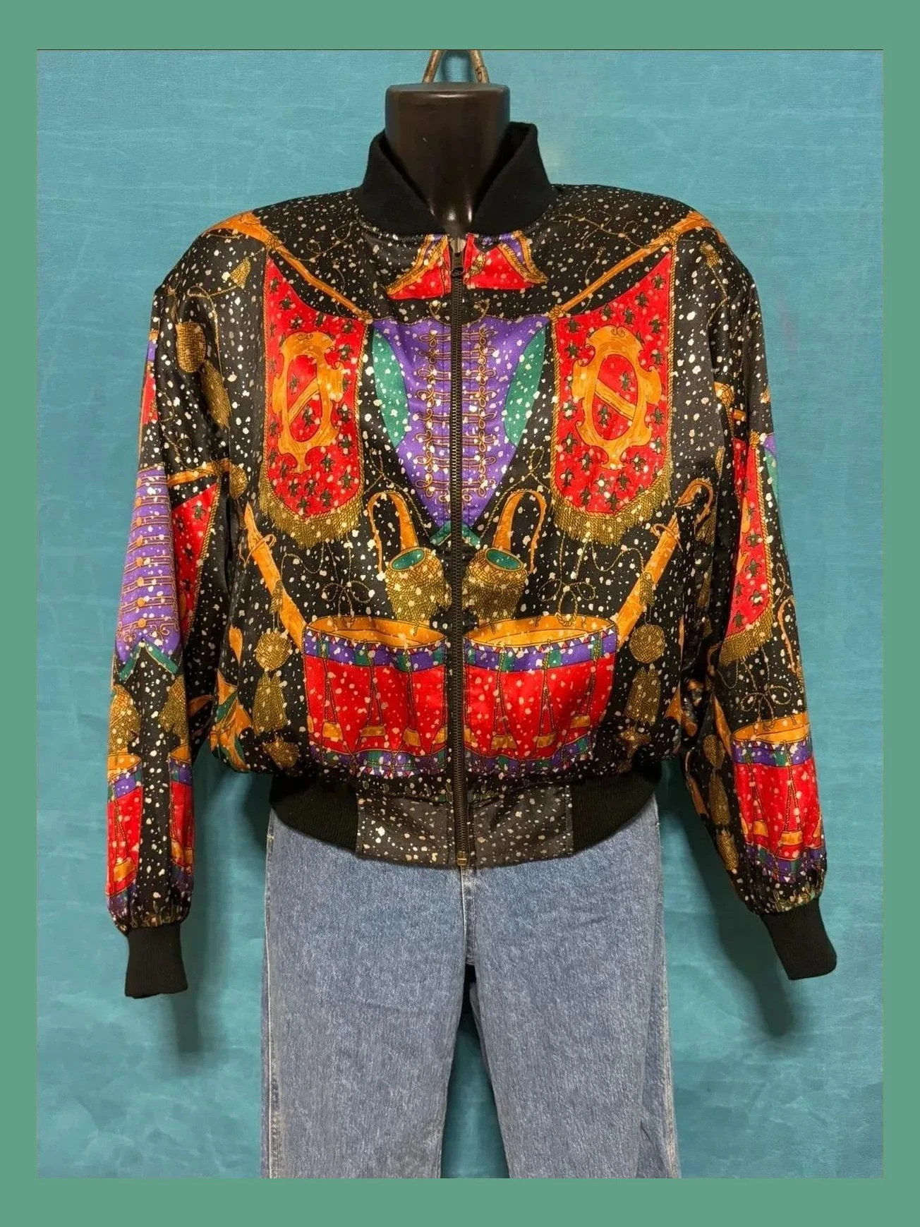Chaqueta bomber reversible vintage de los 80 , talla única 😍 – Vintage Dressing – taille Taille unique 3