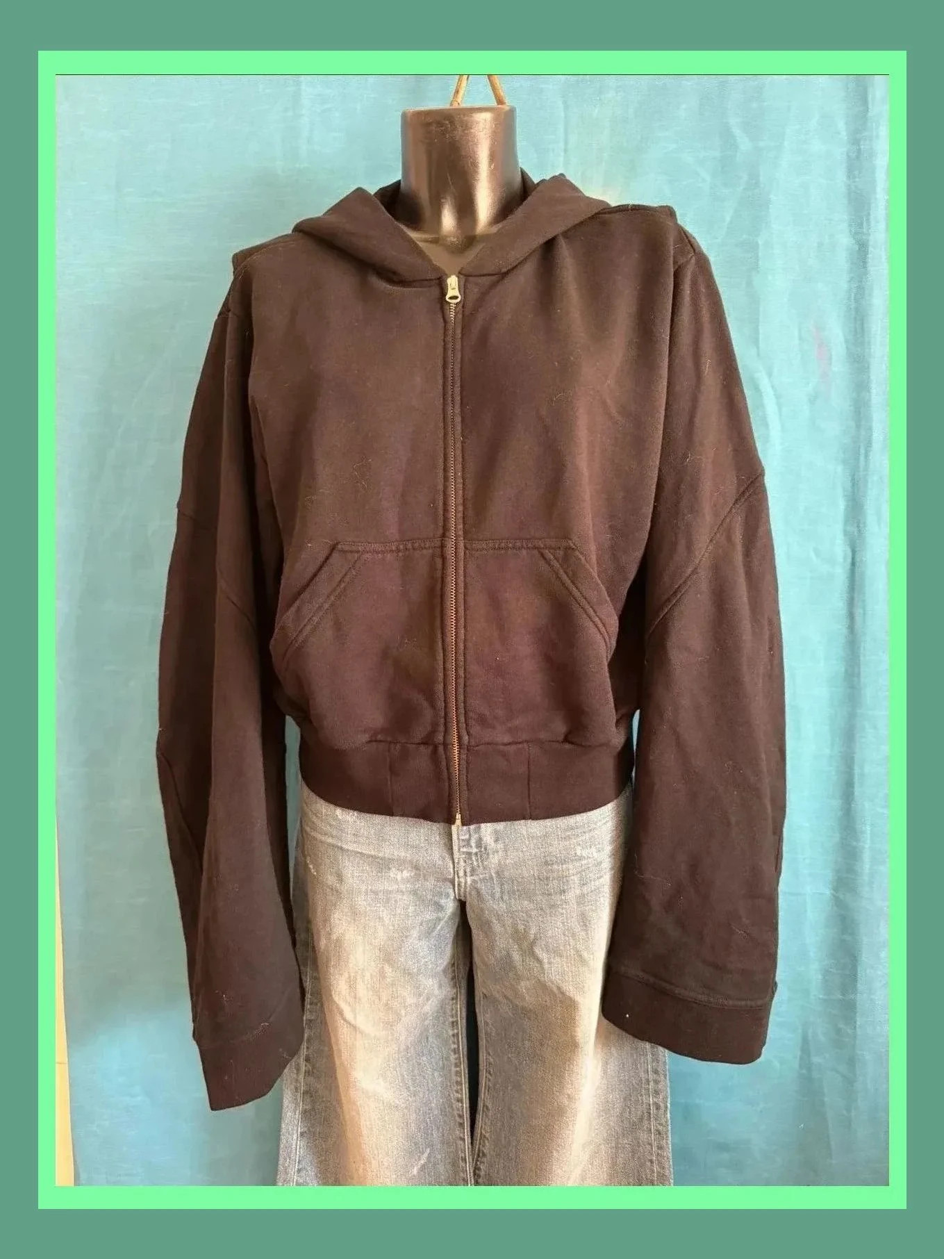 Sudadera negra con capucha y mangas anchas de Maison Margiela talla M 😍 – Maison Margiela – taille M / 38 / 10 2