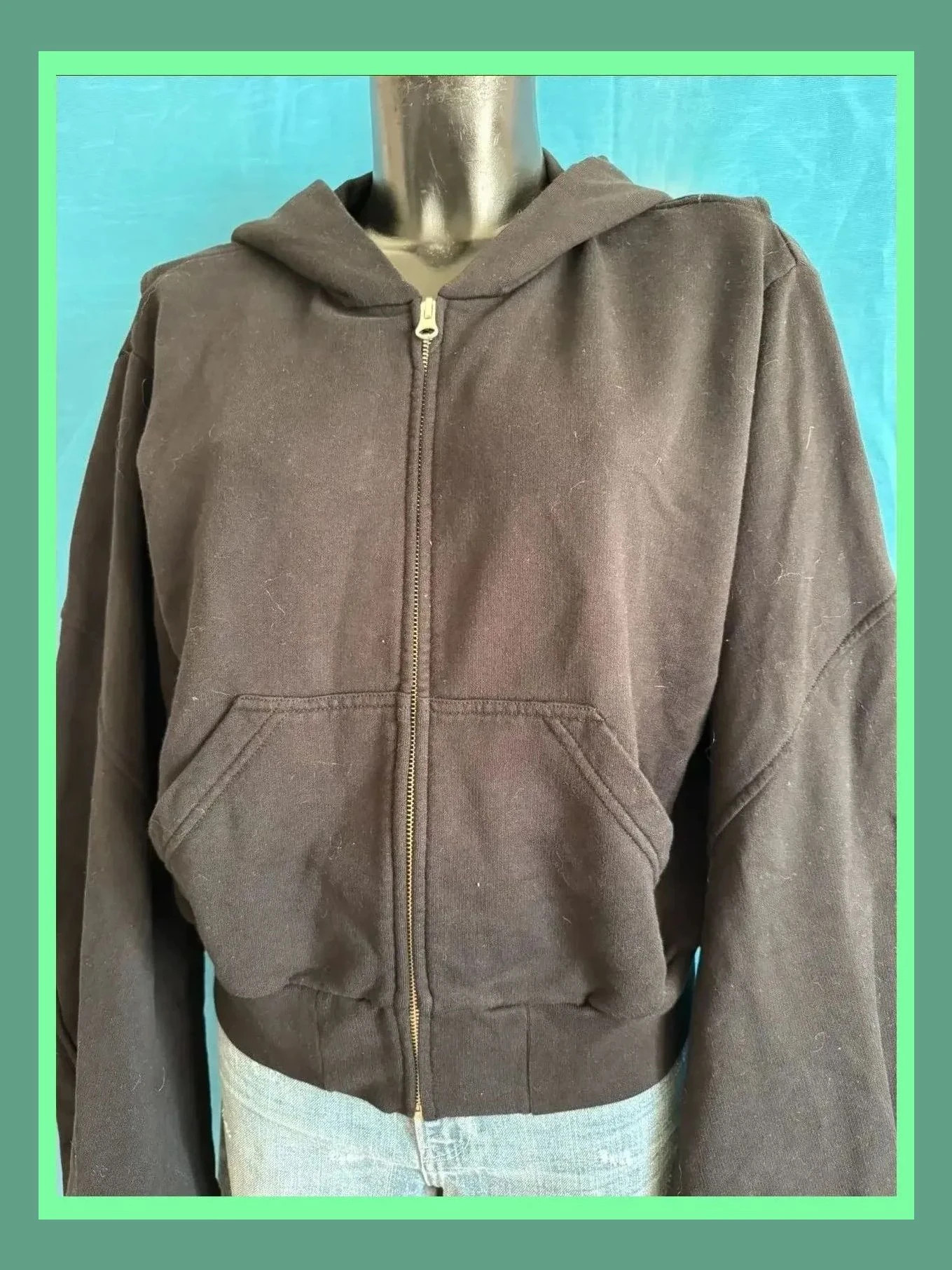 Sudadera negra con capucha y mangas anchas de Maison Margiela talla M 😍 – Maison Margiela – taille M / 38 / 10 4
