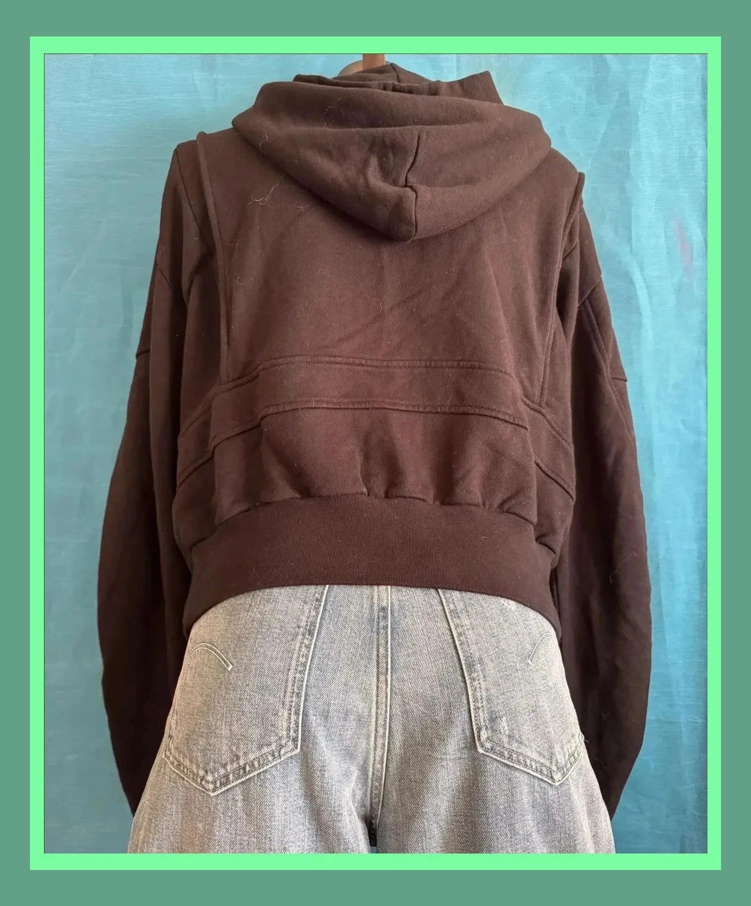 Sudadera negra con capucha y mangas anchas de Maison Margiela talla M 😍 – Maison Margiela – taille M / 38 / 10 5