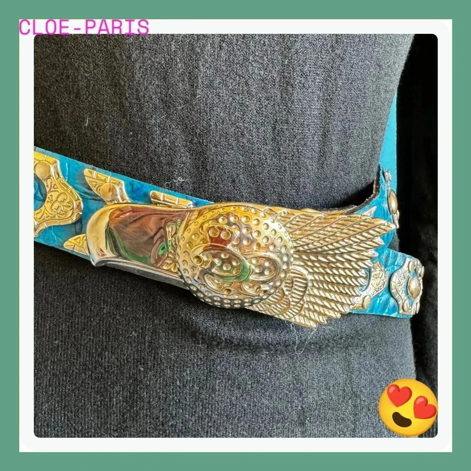 Divino cinturón vintage de piel Regina Romántica Marbella 😍 – Regina romántica Marbella – taille Ajustable 3