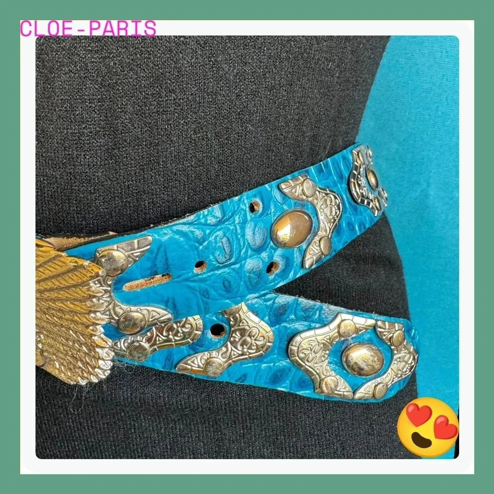 Divino cinturón vintage de piel Regina Romántica Marbella 😍 – Regina romántica Marbella – taille Ajustable 2