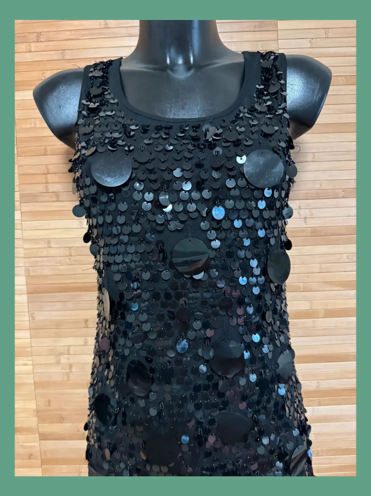 Divino vestido mini vintage con lentejuelas talla S 😍 – Vintage – taille S / 36 / 8 3