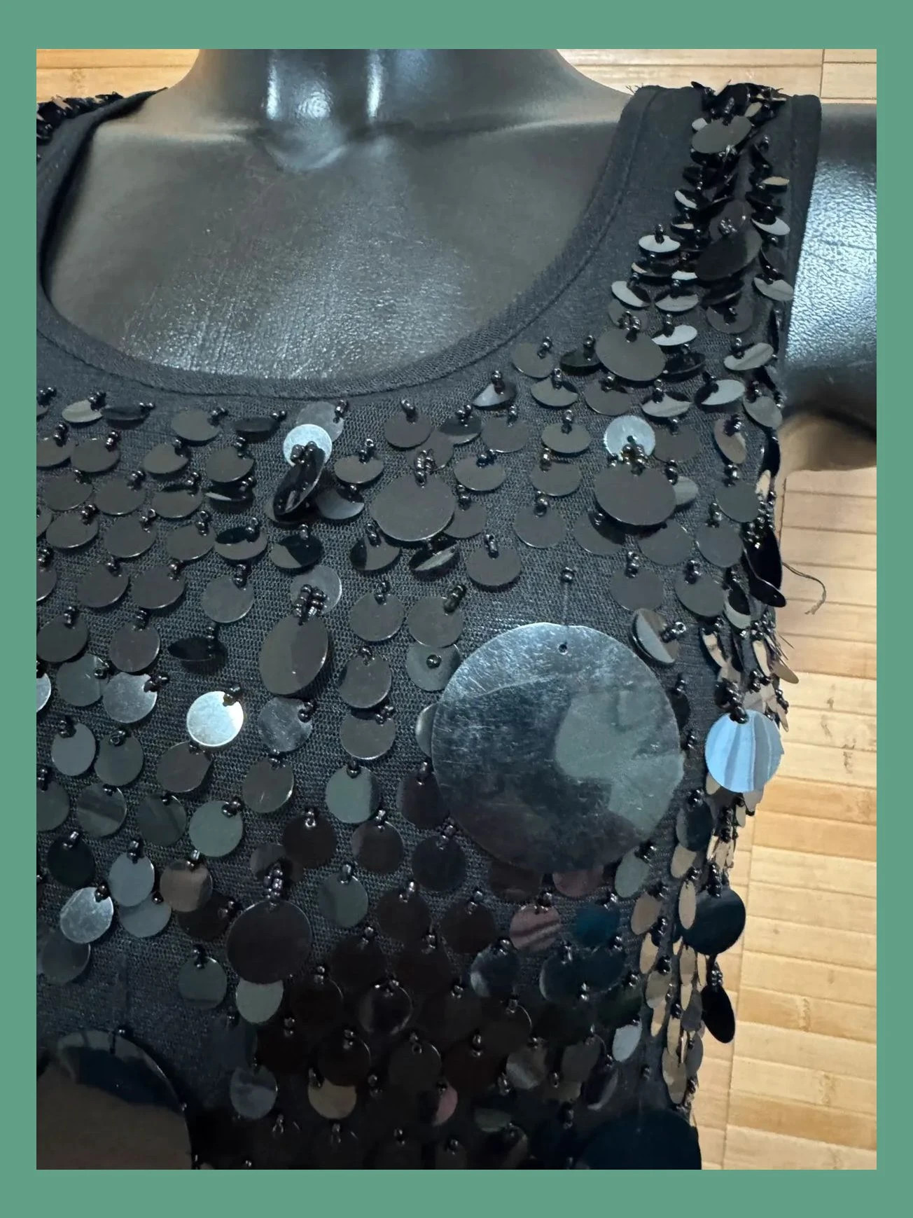 Divino vestido mini vintage con lentejuelas talla S 😍 – Vintage – taille S / 36 / 8 4