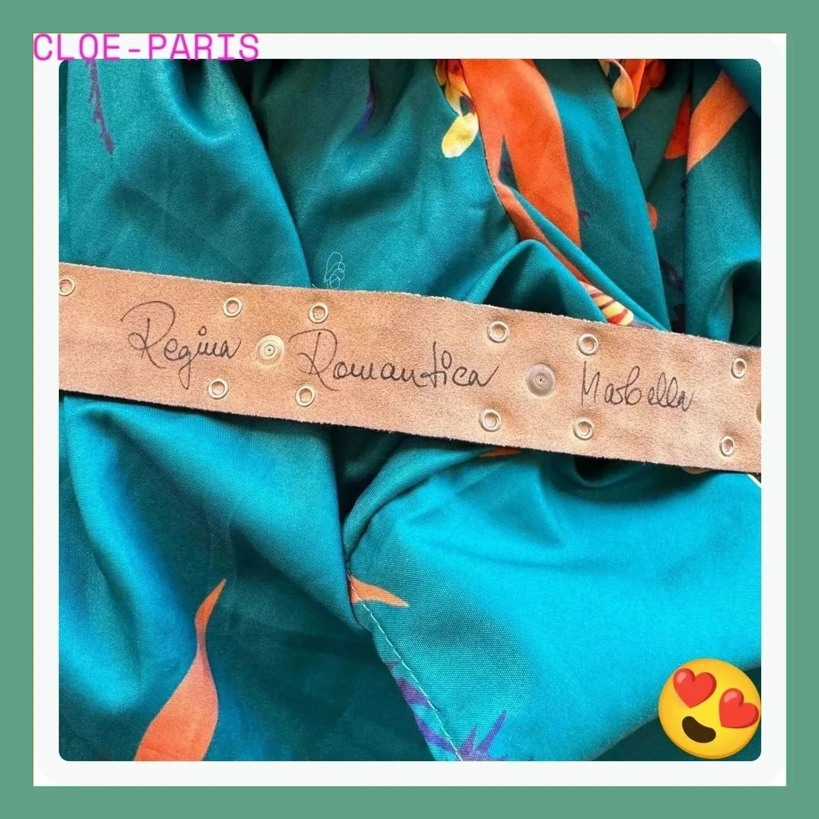 Divino cinturón vintage de piel Regina Romántica Marbella 😍 – Regina romántica Marbella – taille Ajustable 5