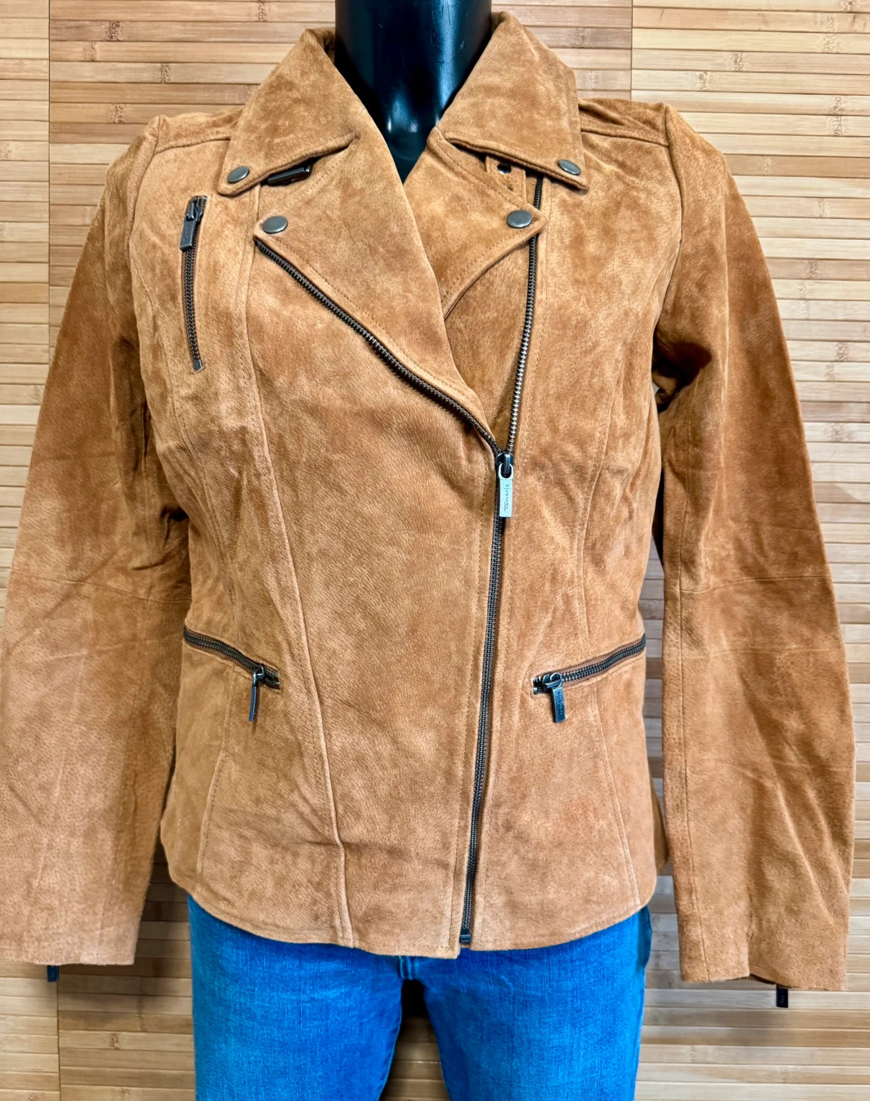 Divina chaqueta ante marca Tamaris talla 42 😍 – Tamaris – taille L / 40 / 12 3