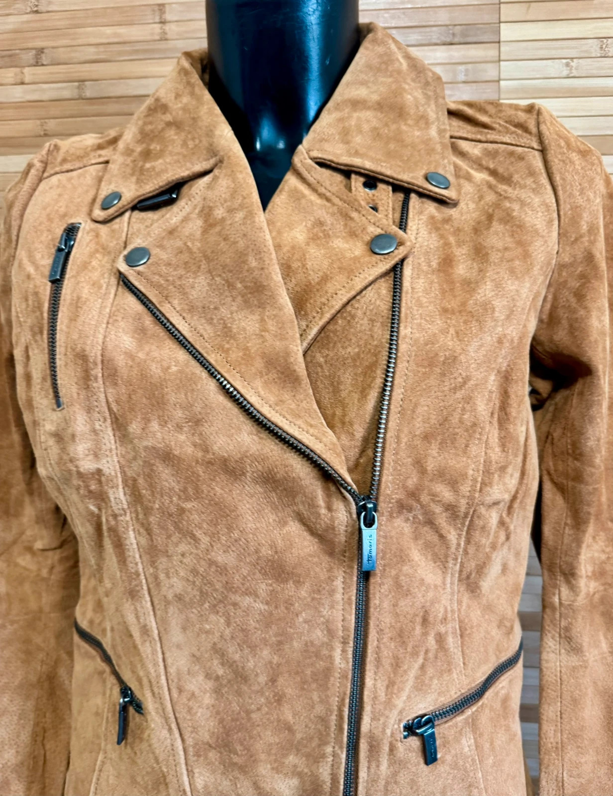 Divina chaqueta ante marca Tamaris talla 42 😍 – Tamaris – taille L / 40 / 12 4