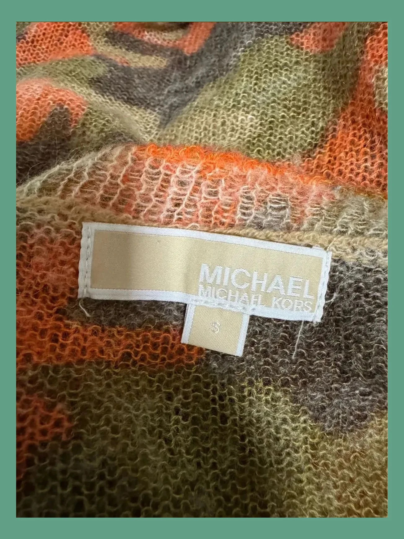 Jersey estampado camuflaje de Michael Kors talla S 😍 – Michael Kors – taille S / 36 / 8 5