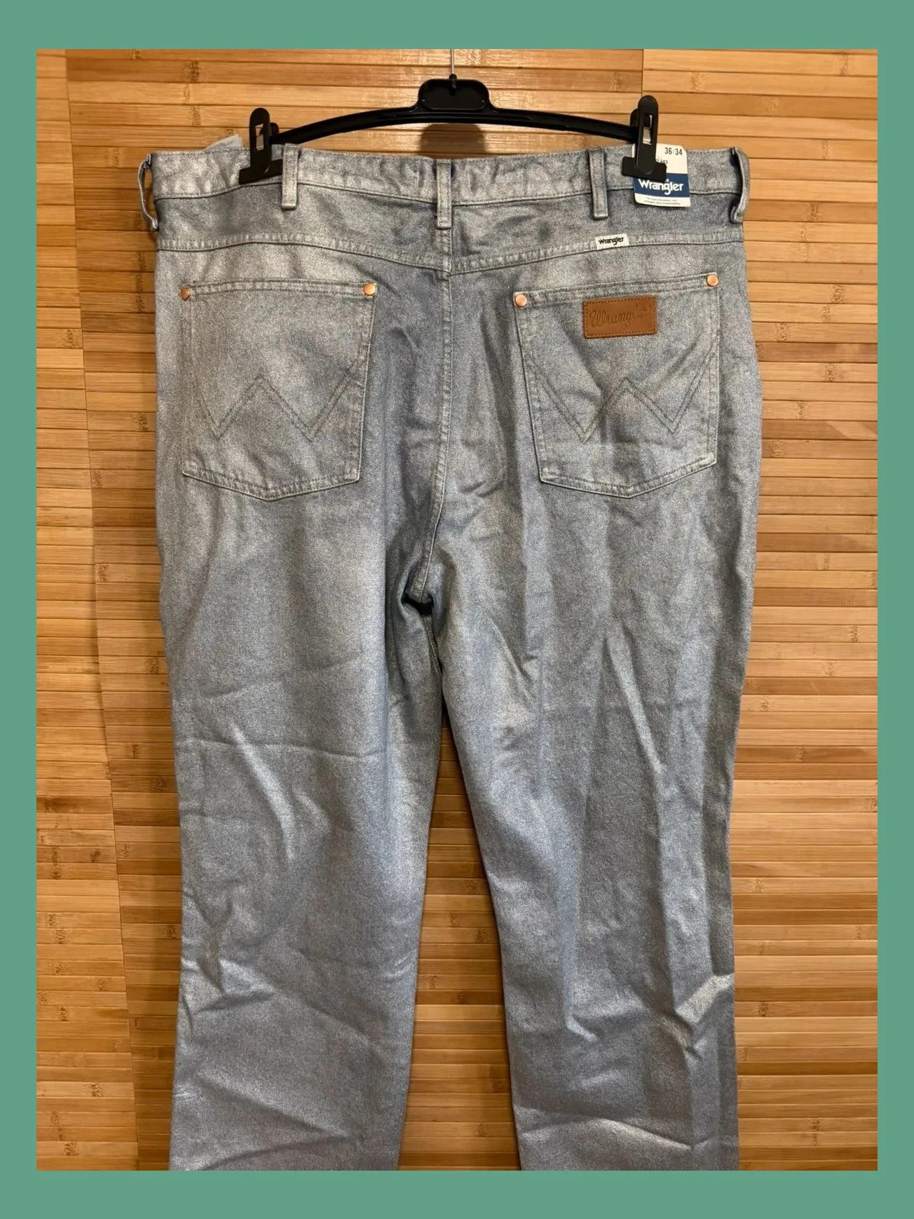Divino vaquero Wrangler metalizado talla 46 😍 – Wrangler – taille XXXL / 46 / 18 4