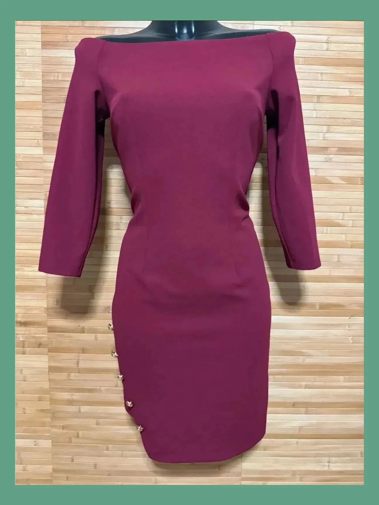 Elegante vestido burdeos de Carlo pascual , talla 38 , elástico 😍 – Carlo Pascual – taille M / 38 / 10 2
