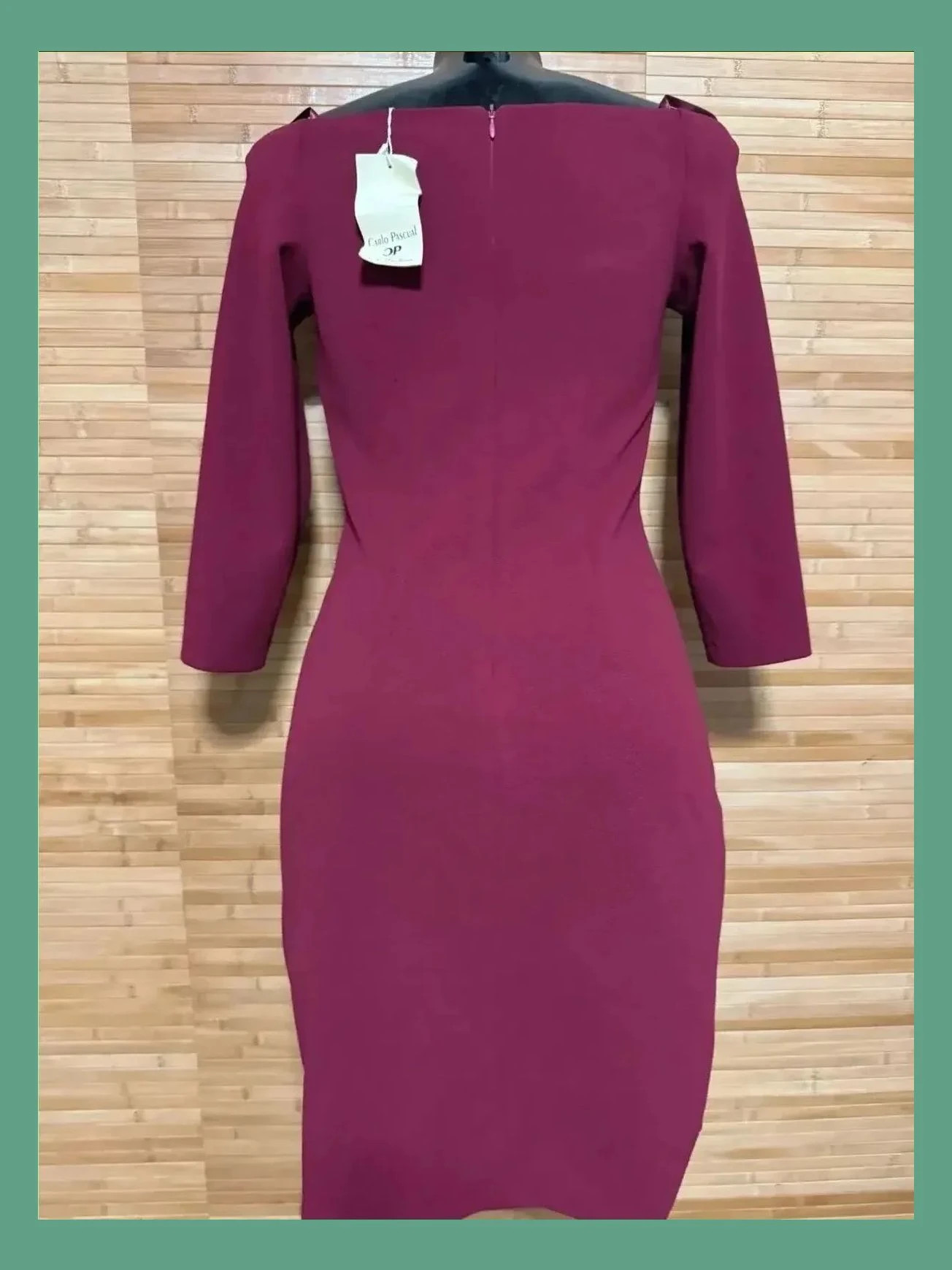 Elegante vestido burdeos de Carlo pascual , talla 38 , elástico 😍 – Carlo Pascual – taille M / 38 / 10 5
