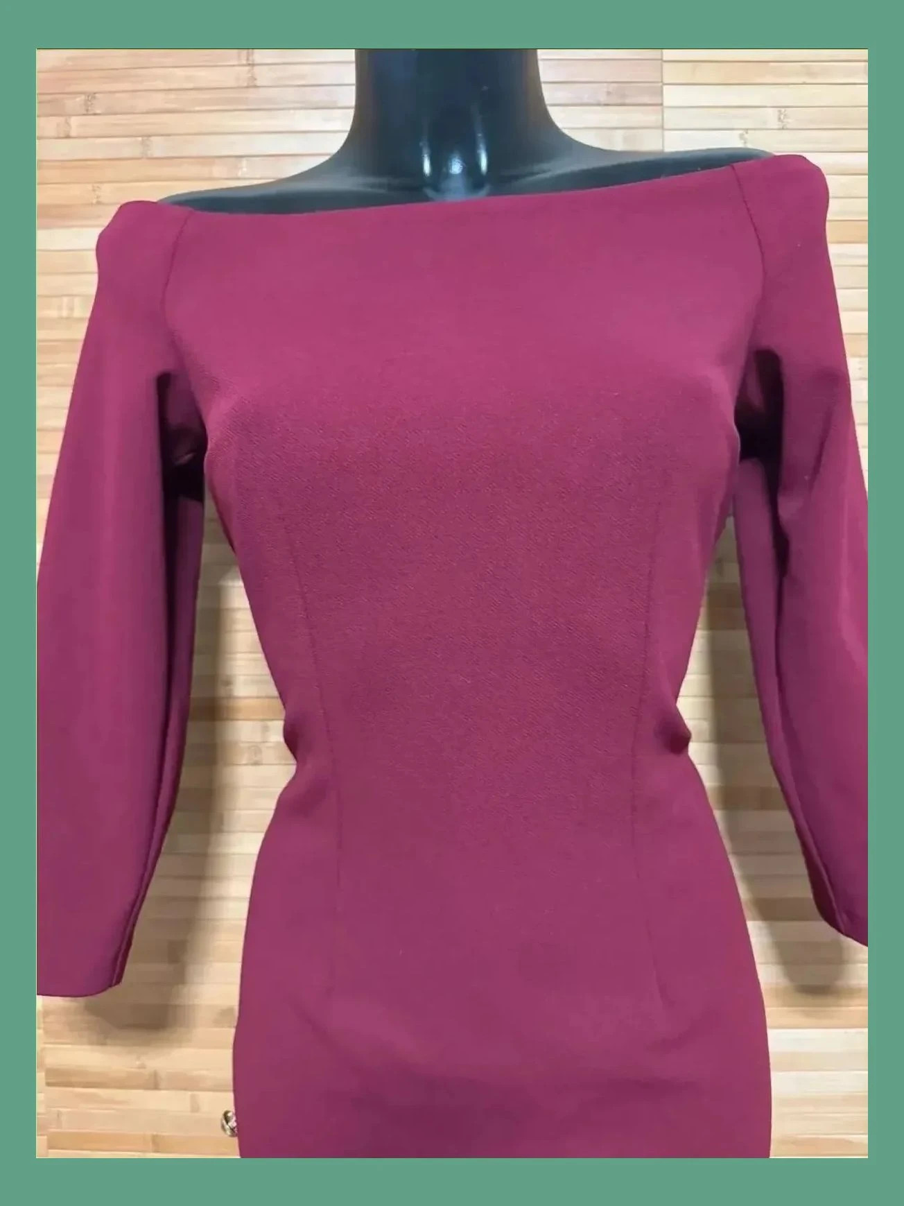 Elegante vestido burdeos de Carlo pascual , talla 38 , elástico 😍 – Carlo Pascual – taille M / 38 / 10 4