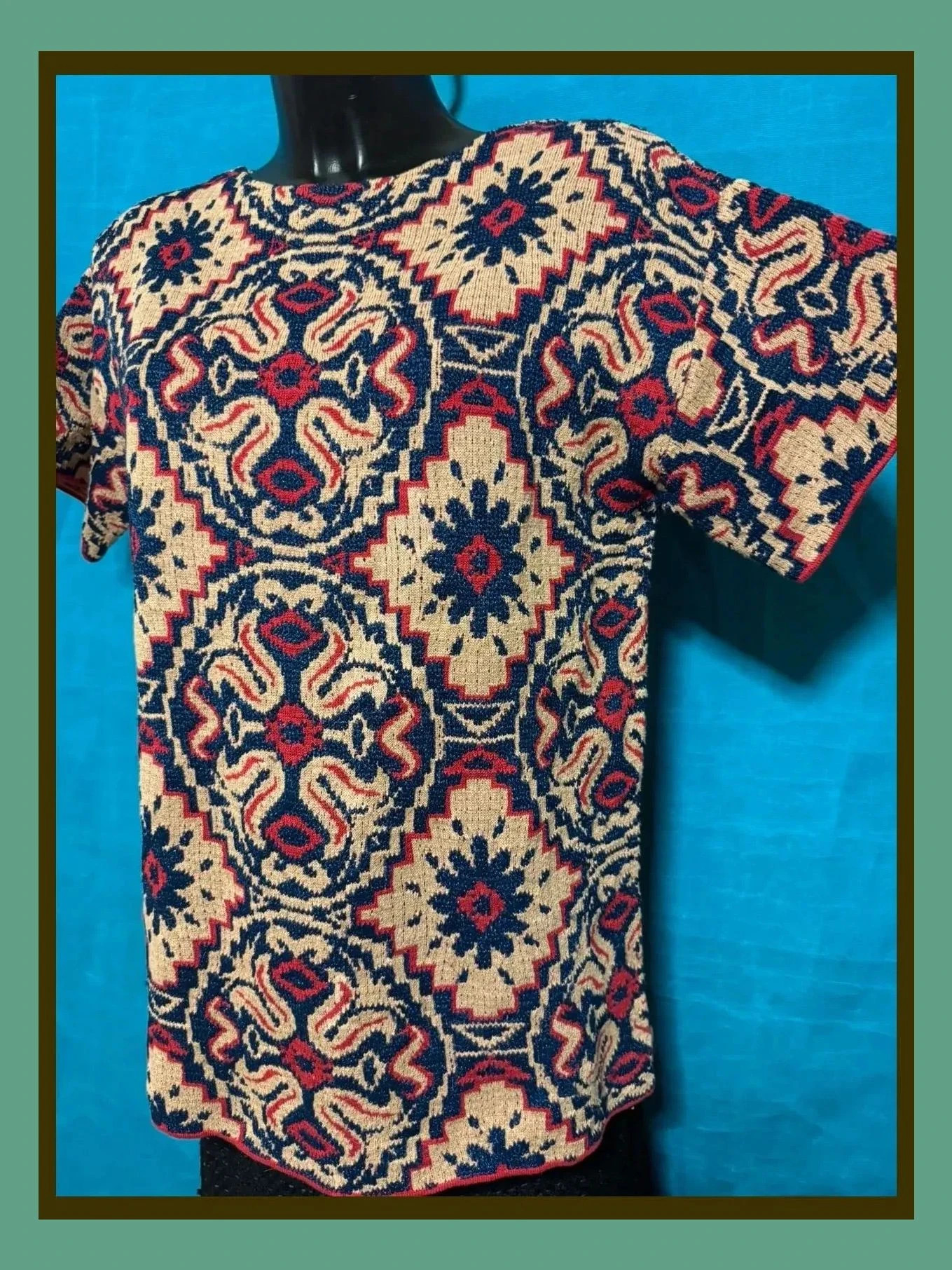 Jersey punto brocado manga corta de marca Dries van Noten talla S 😍 – Dries van Noten – taille S / 36 / 8 2