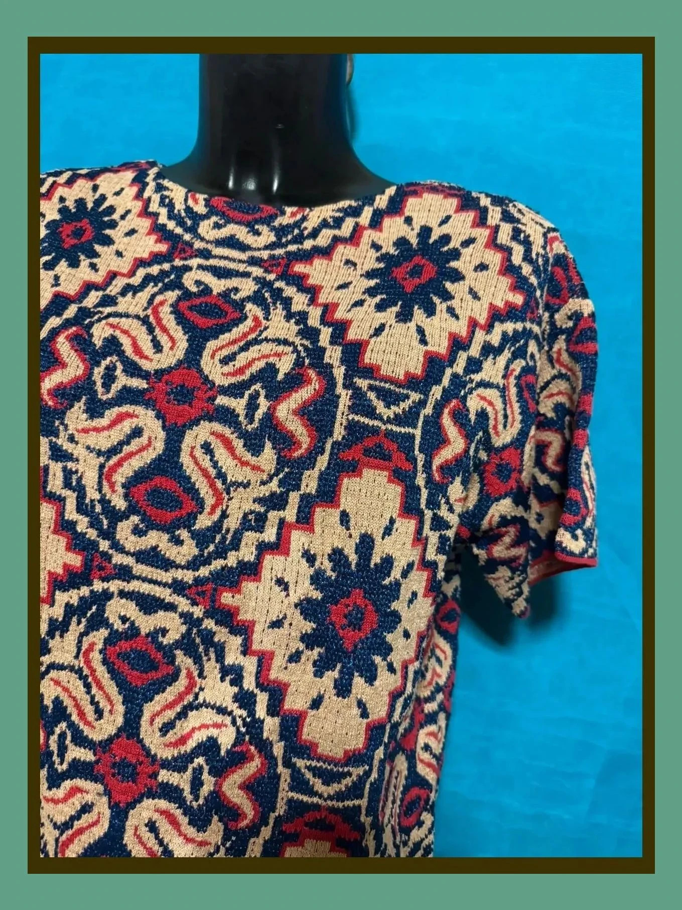 Jersey punto brocado manga corta de marca Dries van Noten talla S 😍 – Dries van Noten – taille S / 36 / 8 3