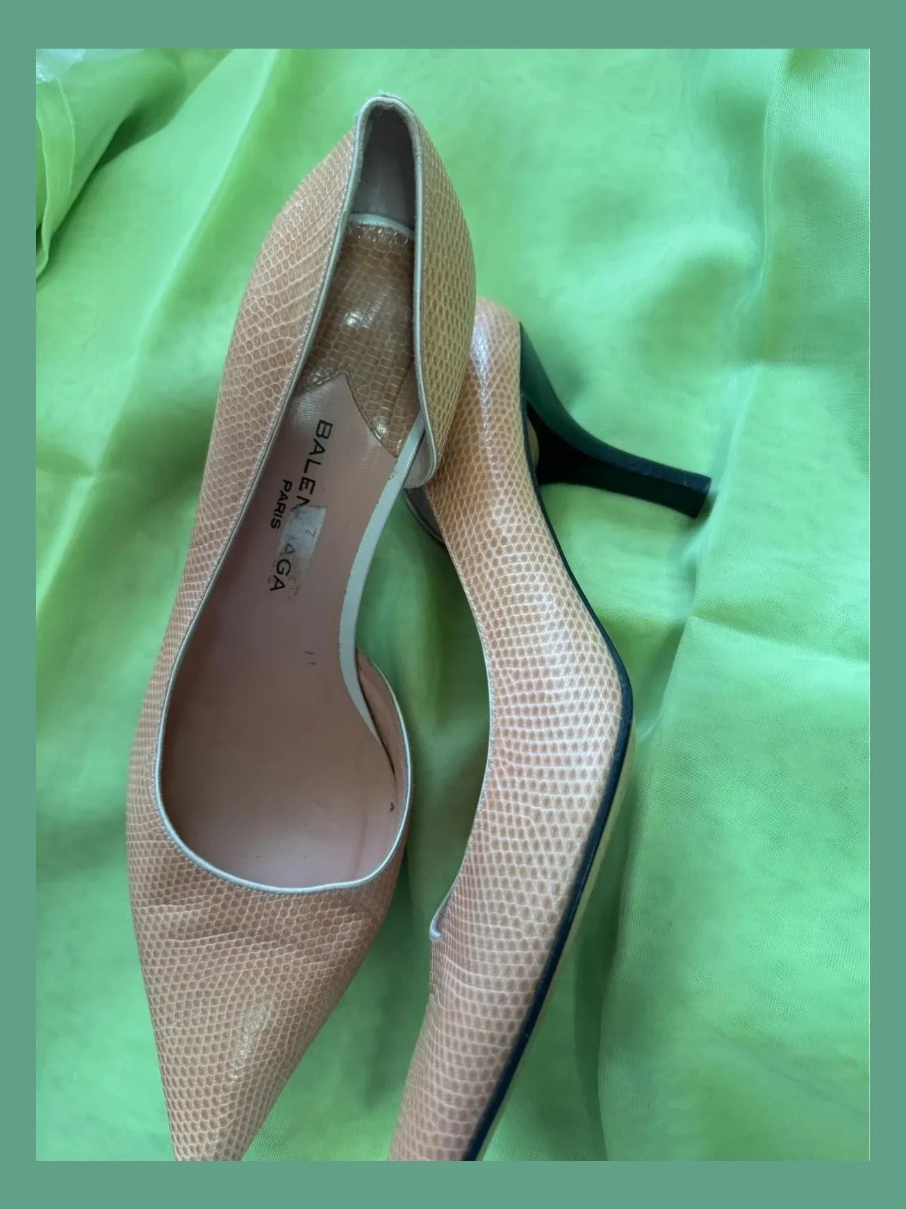 Divinos zapatos tacón vintage de Balenciaga , piel , número 41 😍 – Balenciaga – taille 41 2