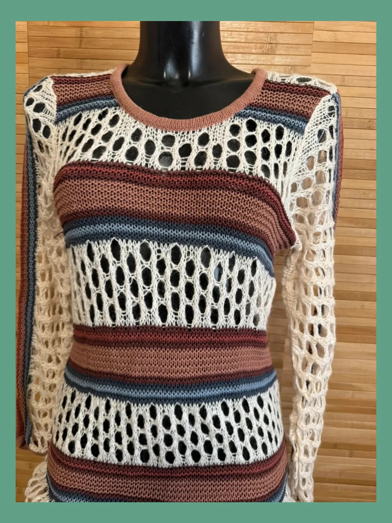 Jersey fino calado marca Kaffe talla L 😍 – kaffe – taille L / 40 / 12 3
