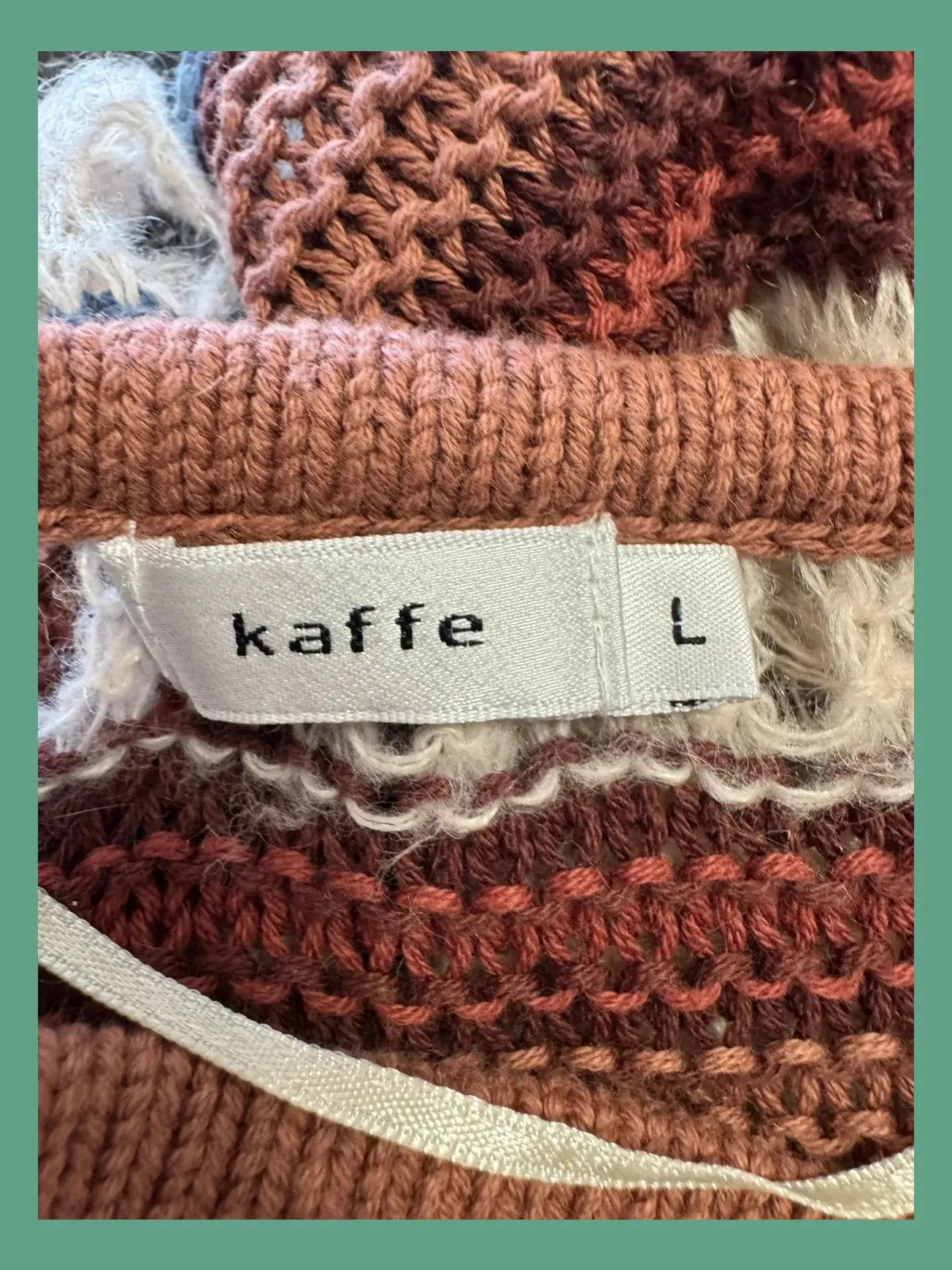 Jersey fino calado marca Kaffe talla L 😍 – kaffe – taille L / 40 / 12 5