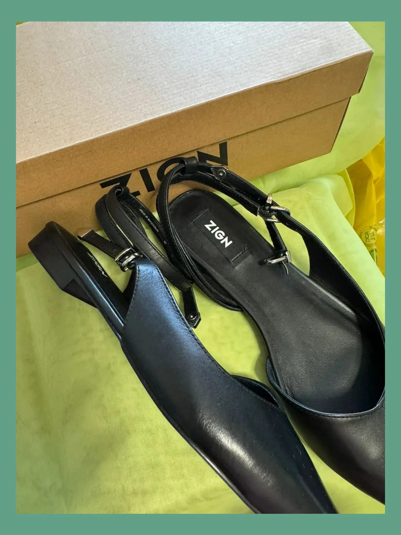 Divina manoletinas piel negras de marca Zign , talla 40 😍 – Zign – taille 40 4