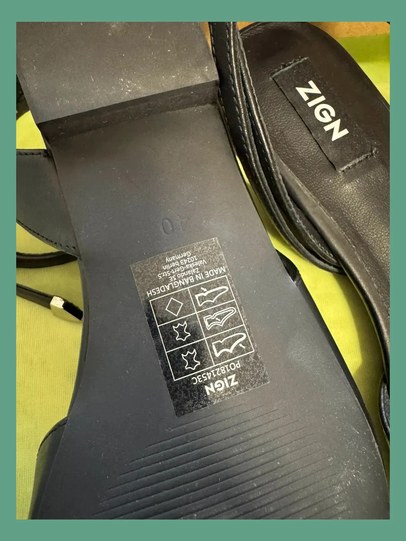 Divina manoletinas piel negras de marca Zign , talla 40 😍 – Zign – taille 40 5