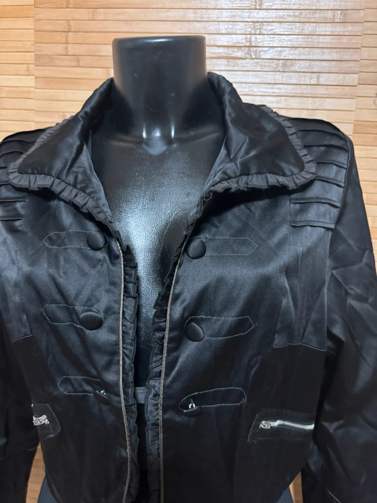 Blazer raso negro vintage talla S 😍 – Vintage – taille S / 36 / 8 3