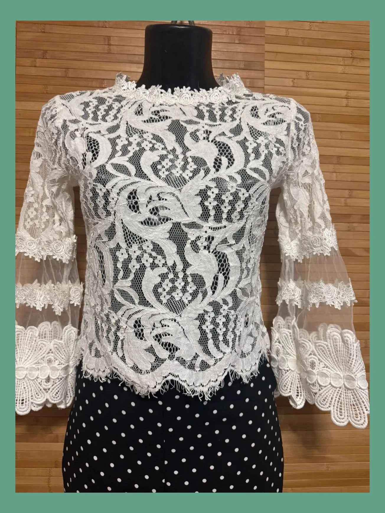 Divina blusa encaje talla S 😍 – Osley – taille S / 36 / 8 2