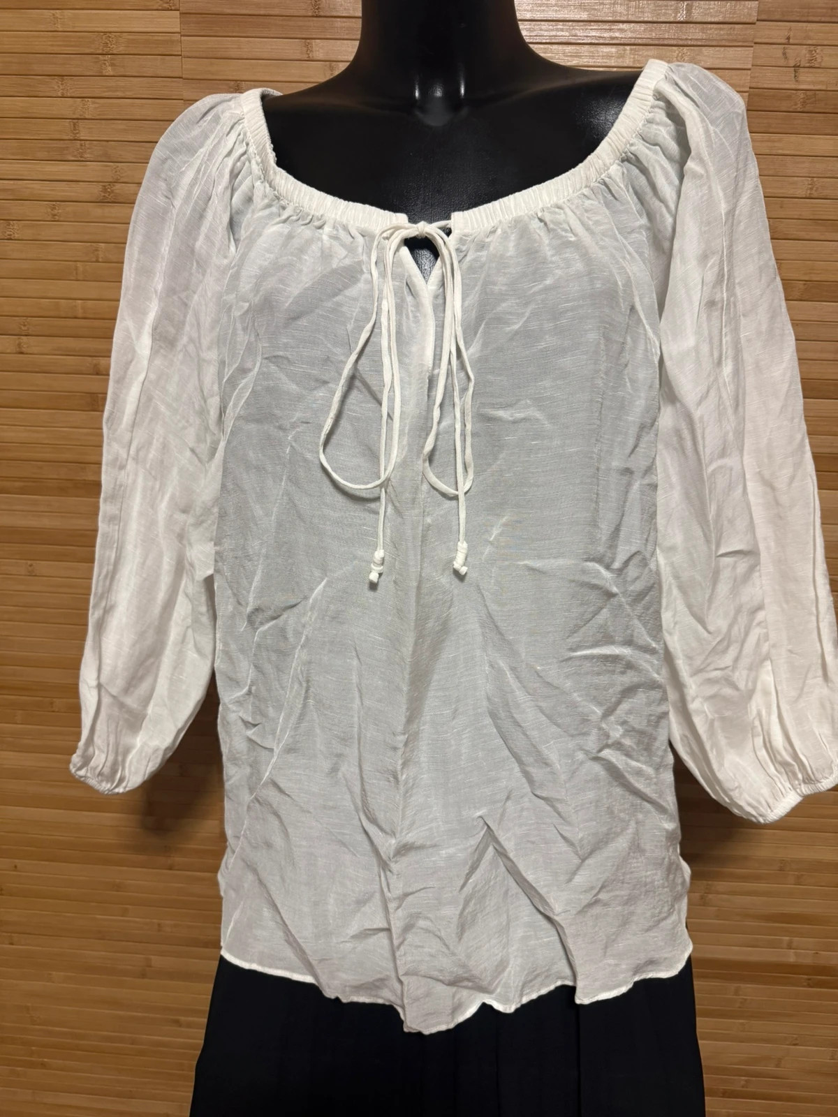Blusa oversize viscosa y lino de Zara talla L 😍 – Zara – taille L / 40 / 12 2