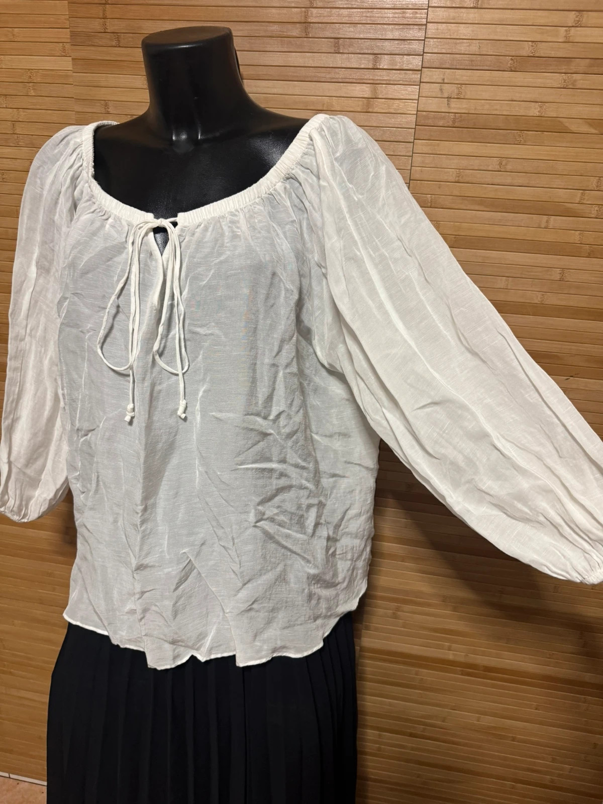Blusa oversize viscosa y lino de Zara talla L 😍 – Zara – taille L / 40 / 12 3