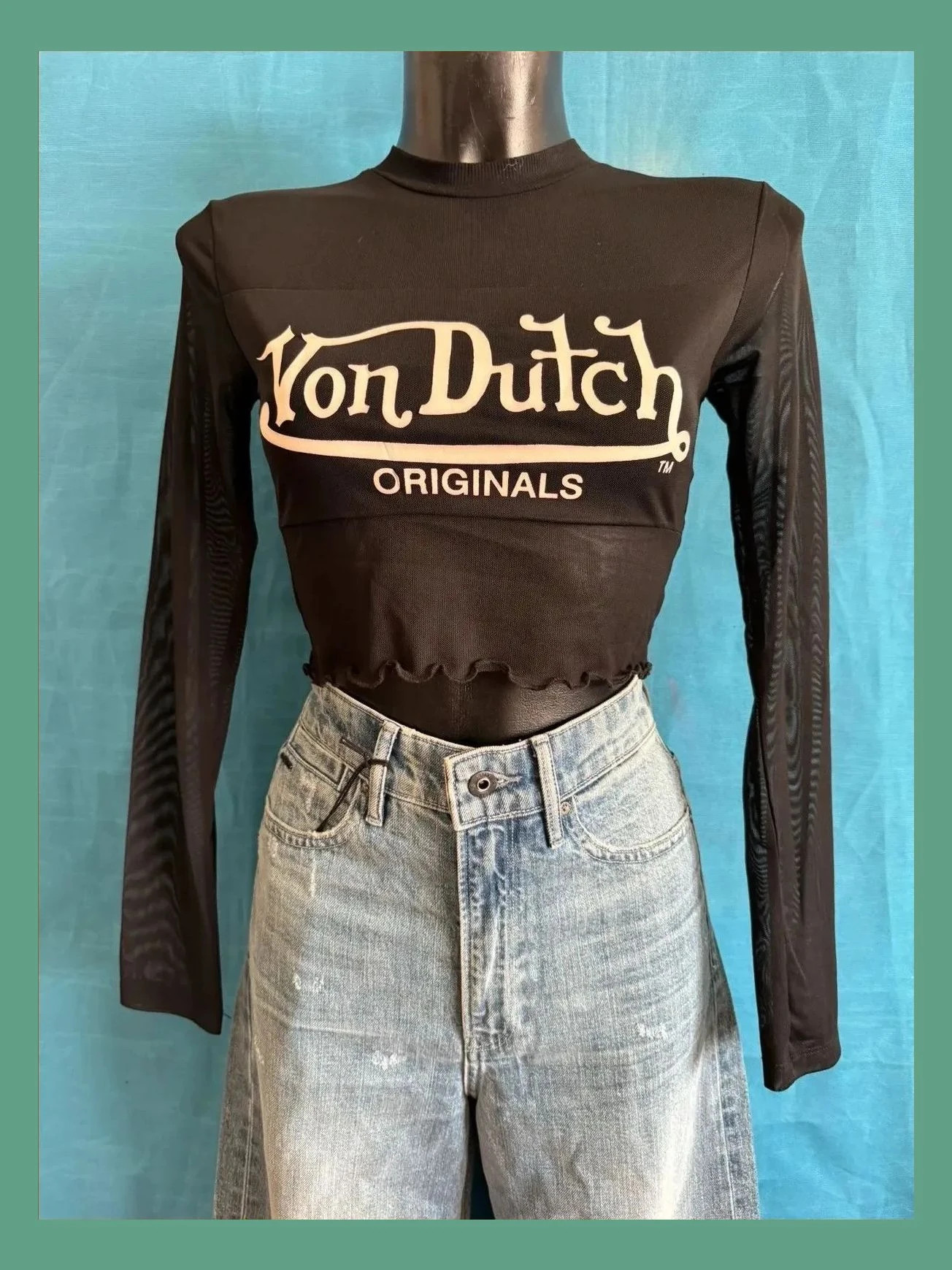 Divino top crop transparente de Von Dutch talla M 😍 – Von Dutch – taille M / 38 / 10 2