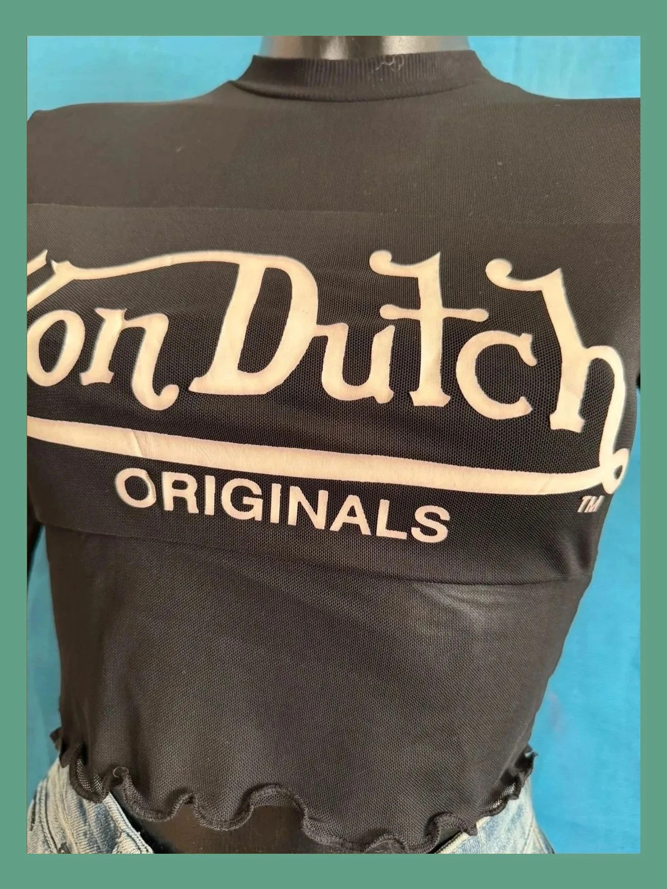 Divino top crop transparente de Von Dutch talla M 😍 – Von Dutch – taille M / 38 / 10 3