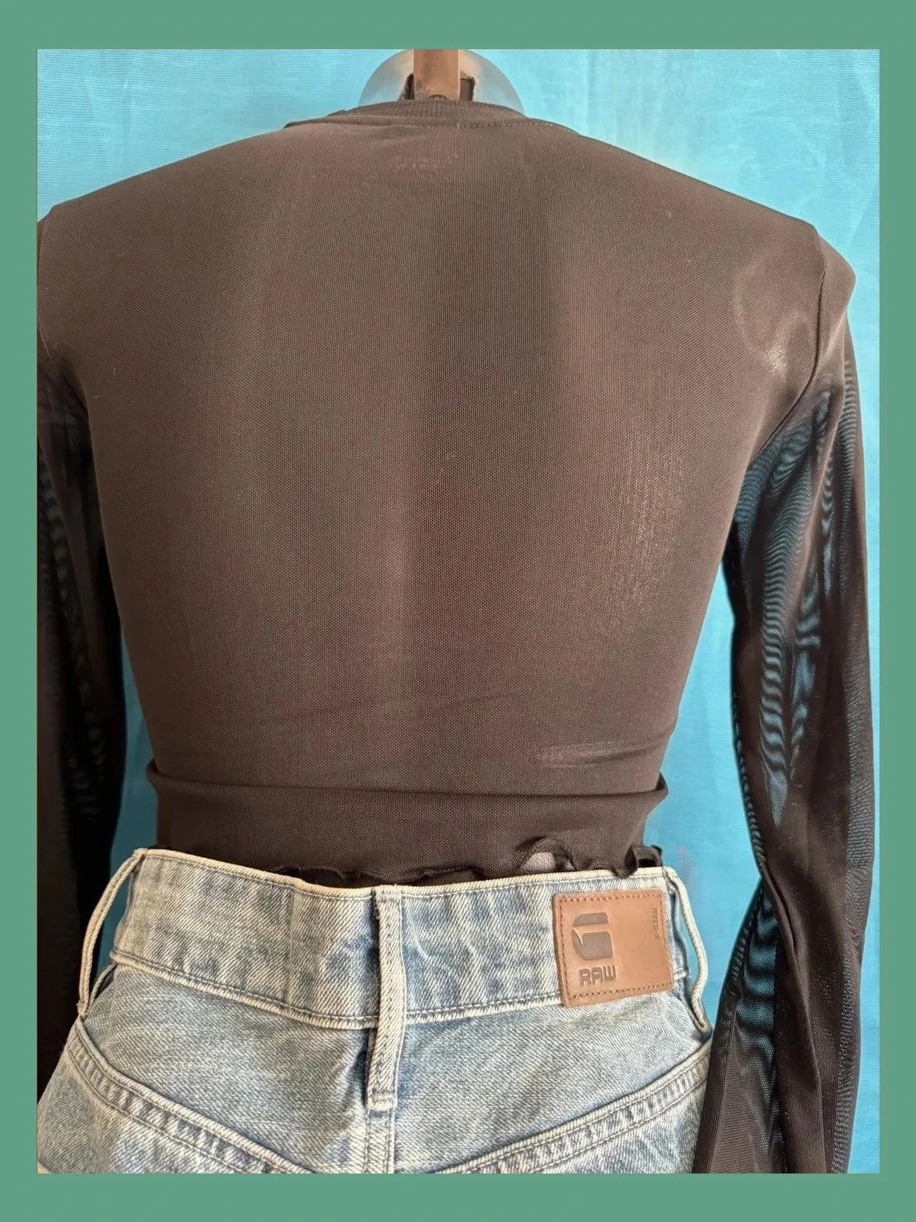 Divino top crop transparente de Von Dutch talla M 😍 – Von Dutch – taille M / 38 / 10 5